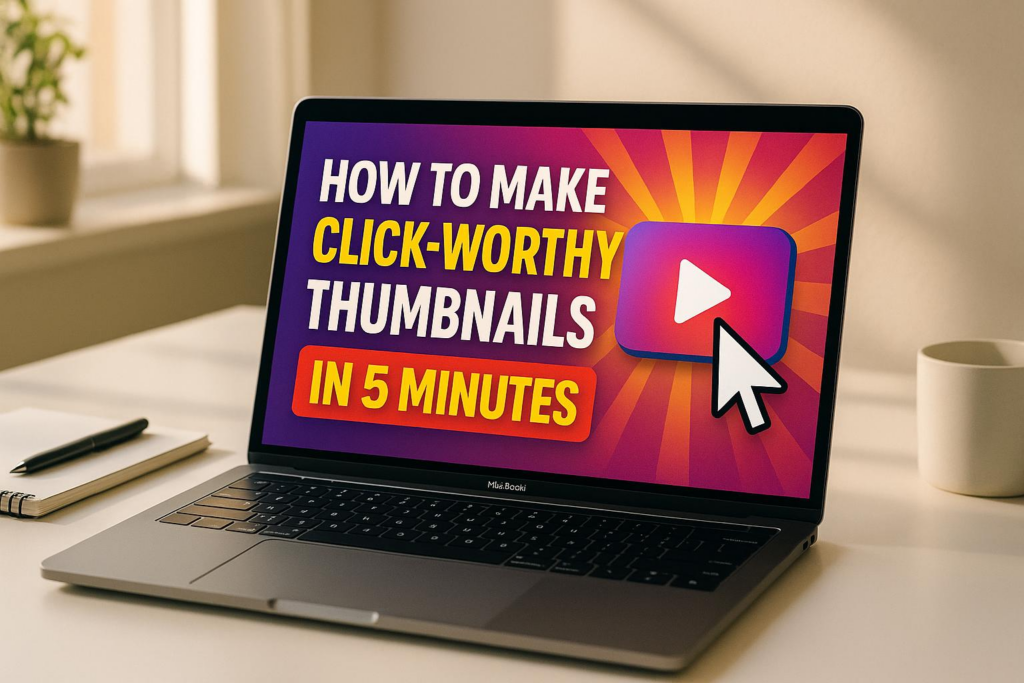 How to Make Click-Worthy Thumbnails in 5 Minutes