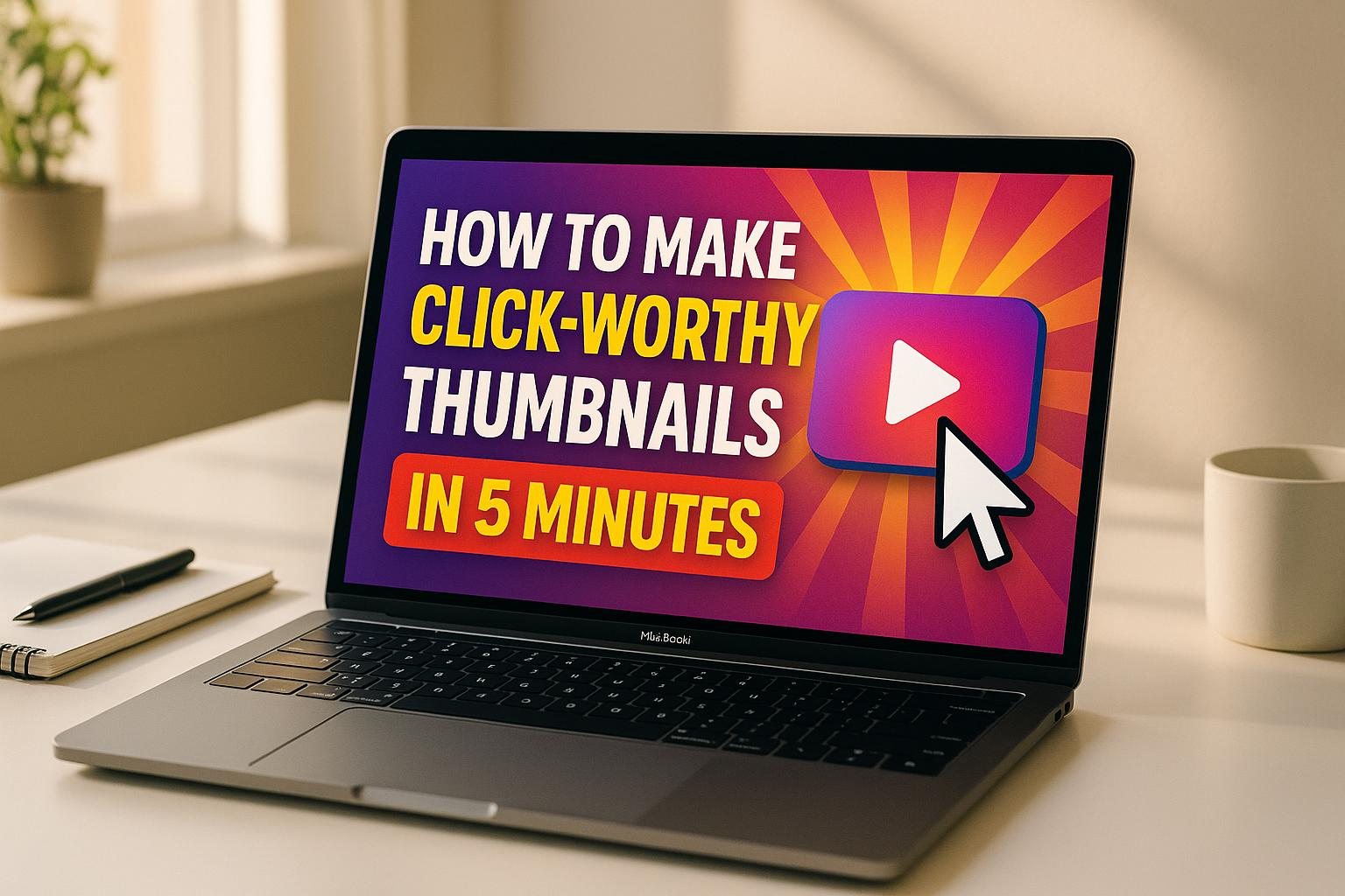 How to Make Click-Worthy Thumbnails in 5 Minutes