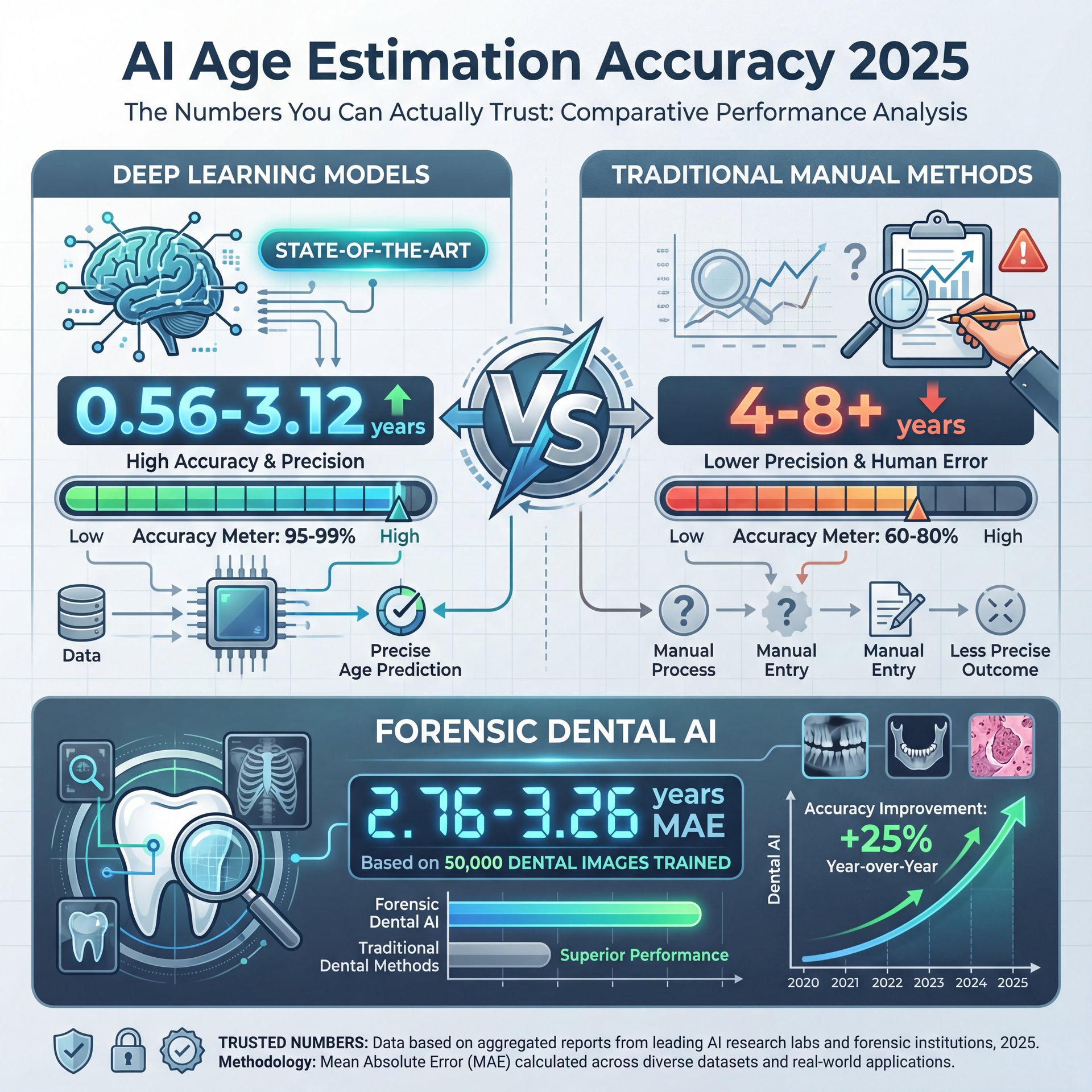 Illustration showing How Accurate Is It in 2025? The Numbers You Can Actually Trust
