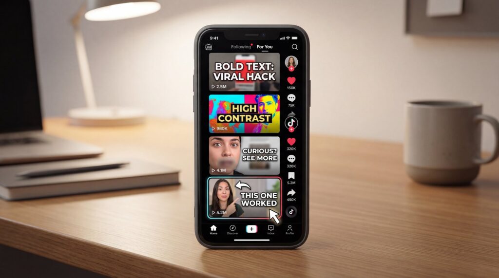 TikTok Thumbnail Hacks: Boost Your Click Rate - For You Page visibility, TikTok profile grid, thumbnail click-through rate guide