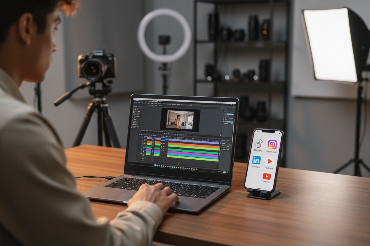 Illustration showing Optimizing for Platform-Specific Virality