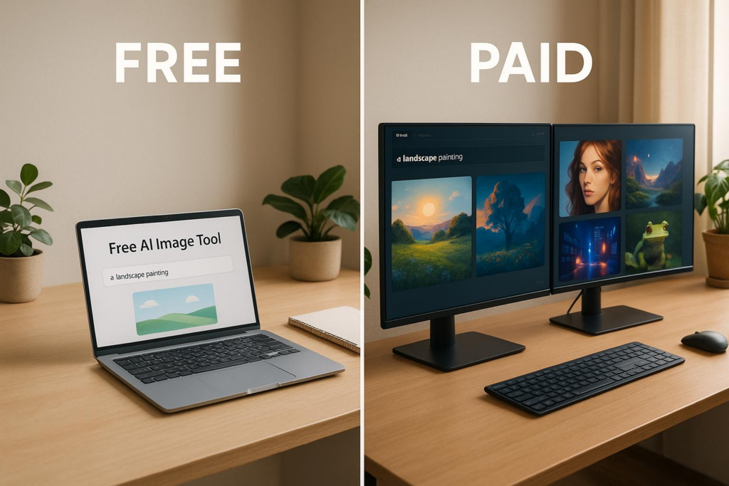 Free vs Paid AI Image Tools: Full Comparison