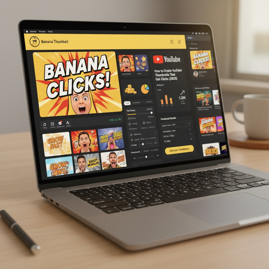 How to Create YouTube Thumbnails That Get Clicks (2025) - thumbnail psychology, click-through rate, youtube algorithm guide