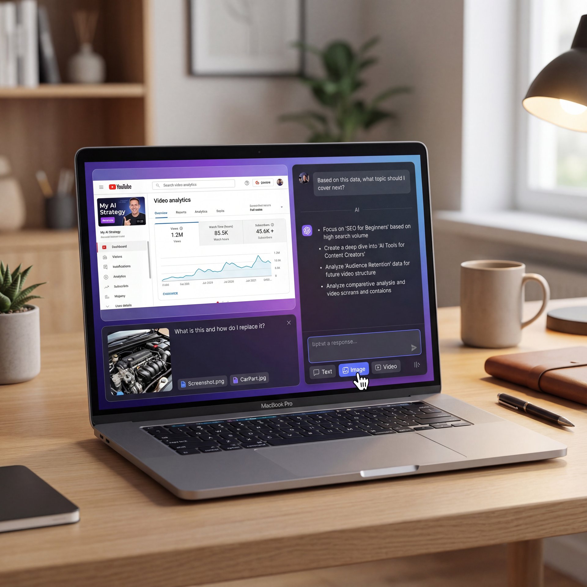 Illustration showing Advanced Prompt Engineering Strategies