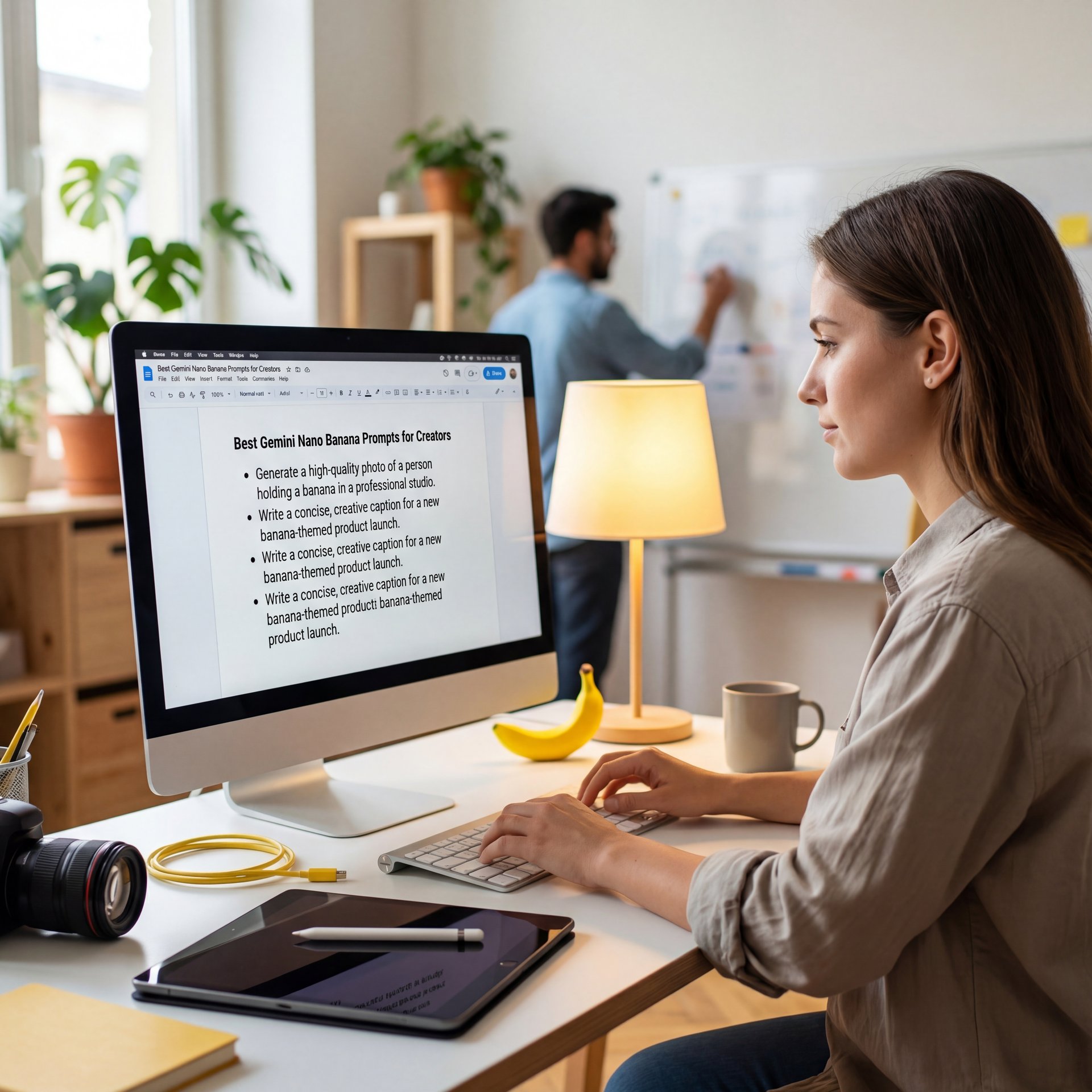 Illustration showing Best Gemini Nano Banana Prompts for Creators