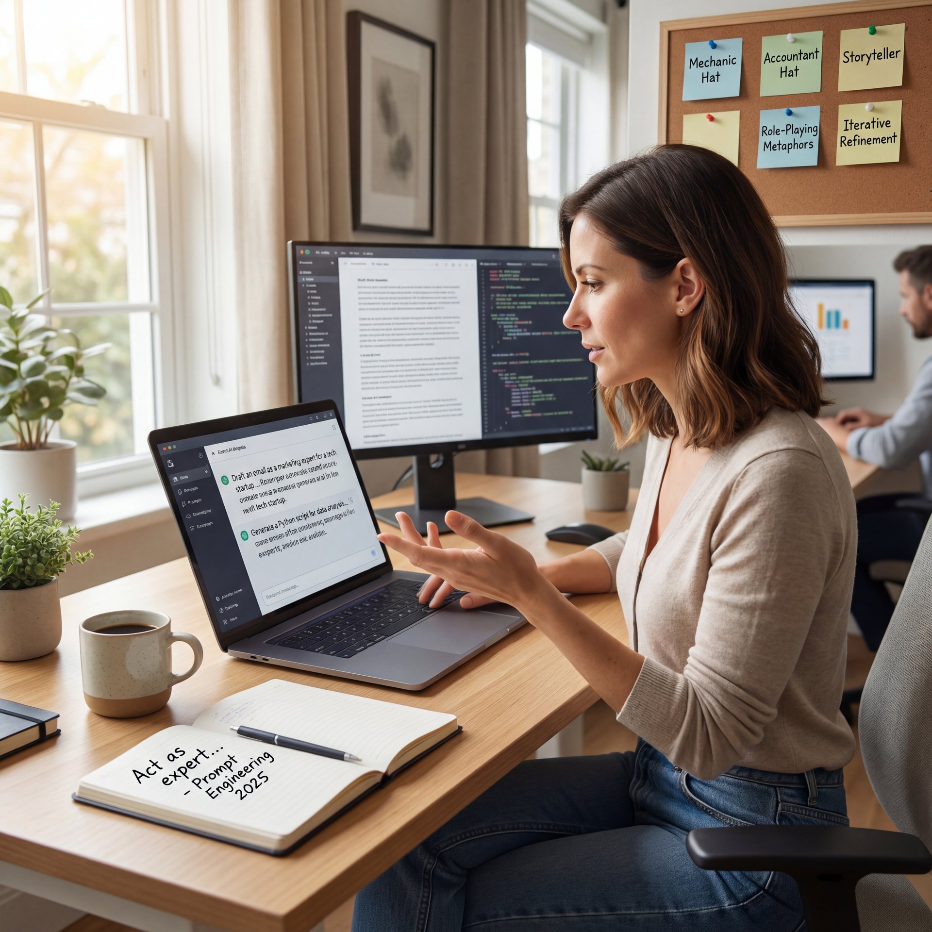 Illustration showing Best Prompt Engineering Techniques for 2025