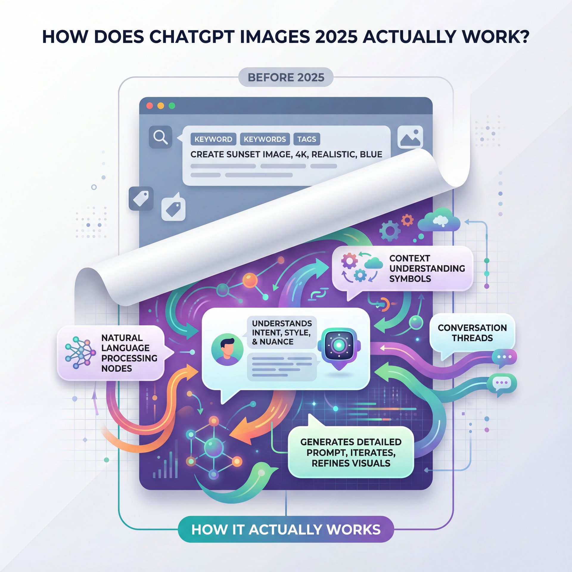 Illustration showing How Does ChatGPT Images 2025 Actually Work?