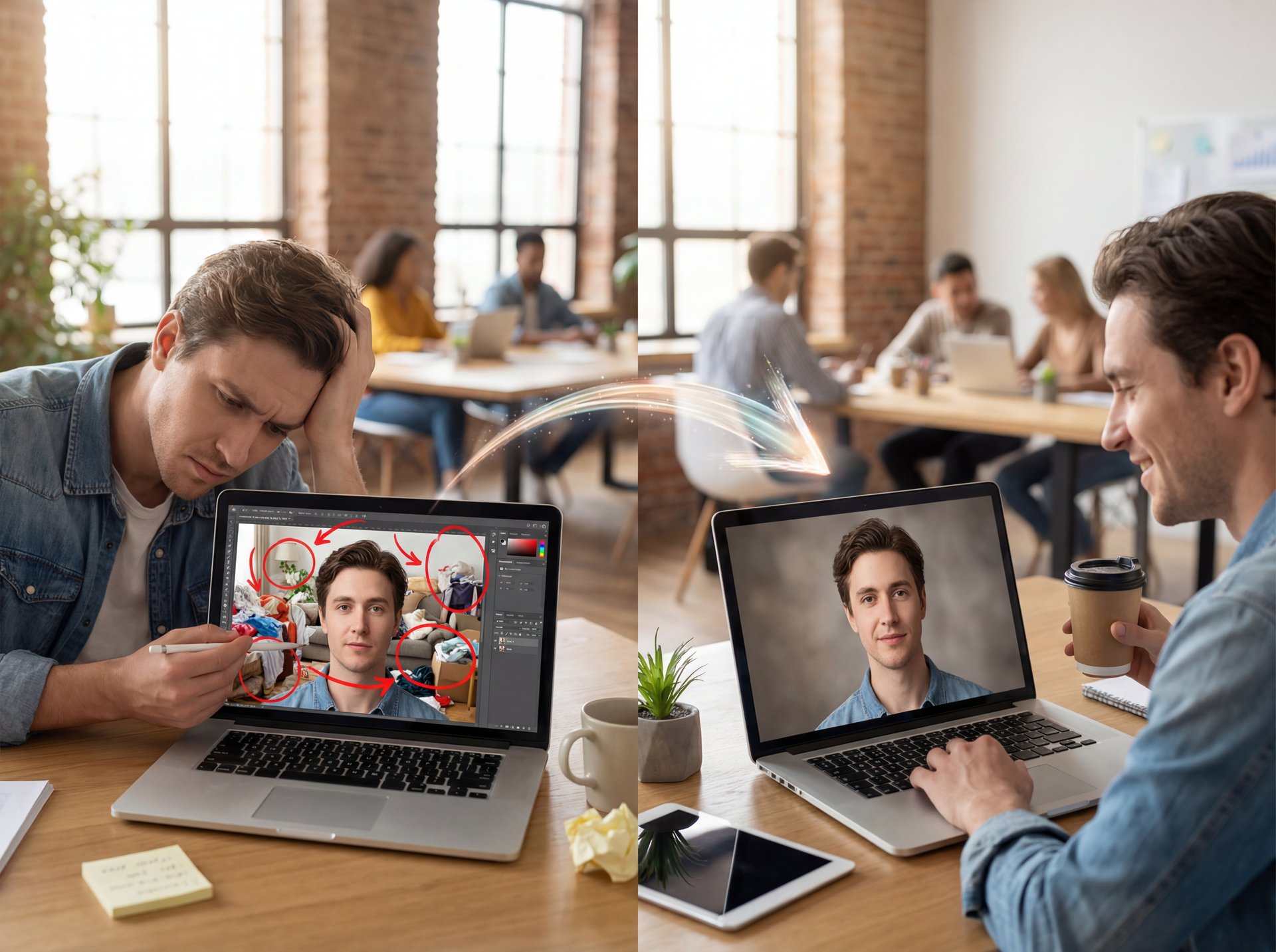 Illustration showing How to Fix Messy Backgrounds Without Ruining the Shot