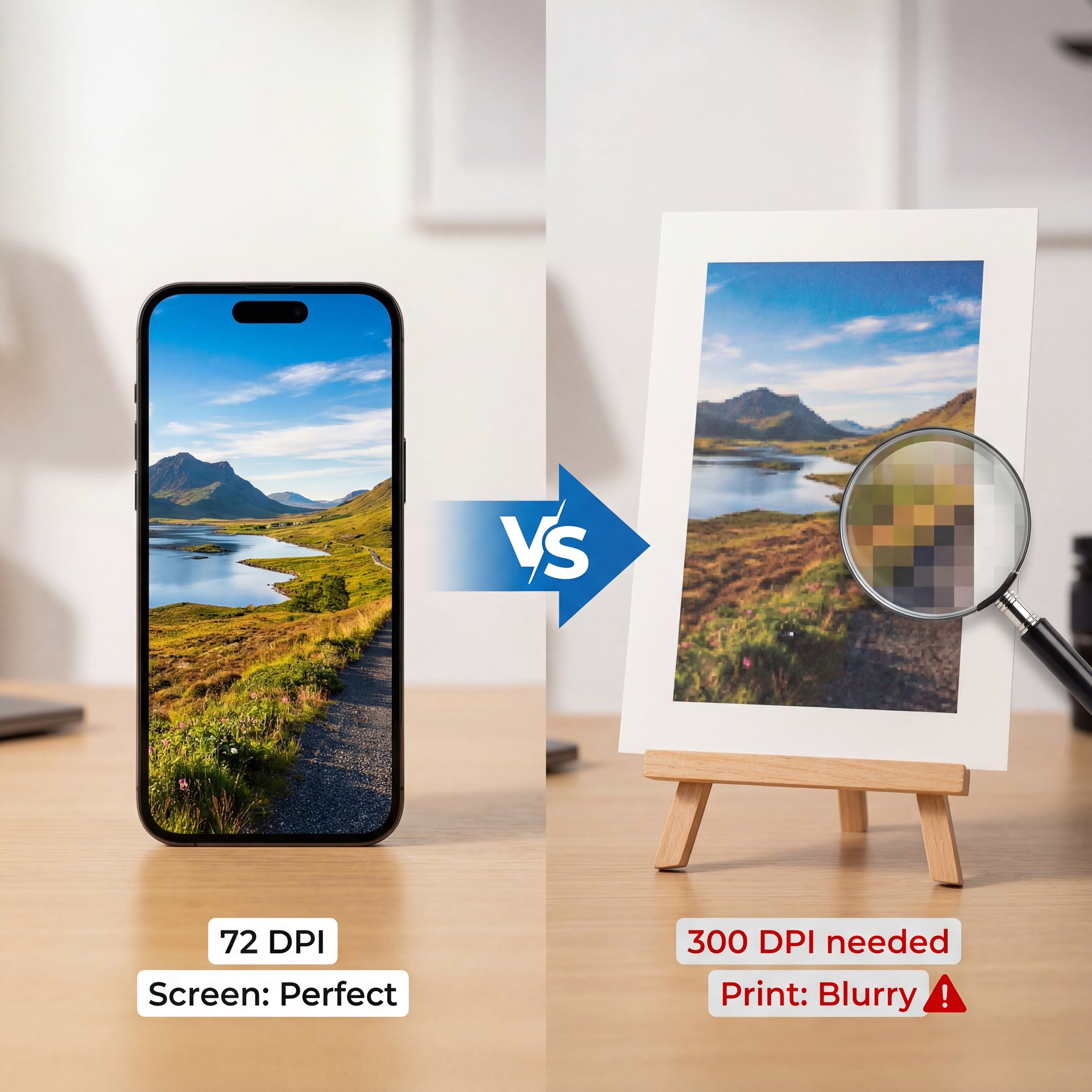 Illustration showing Is Gemini Image Generation High Resolution Enough for Print? (bear with me here)