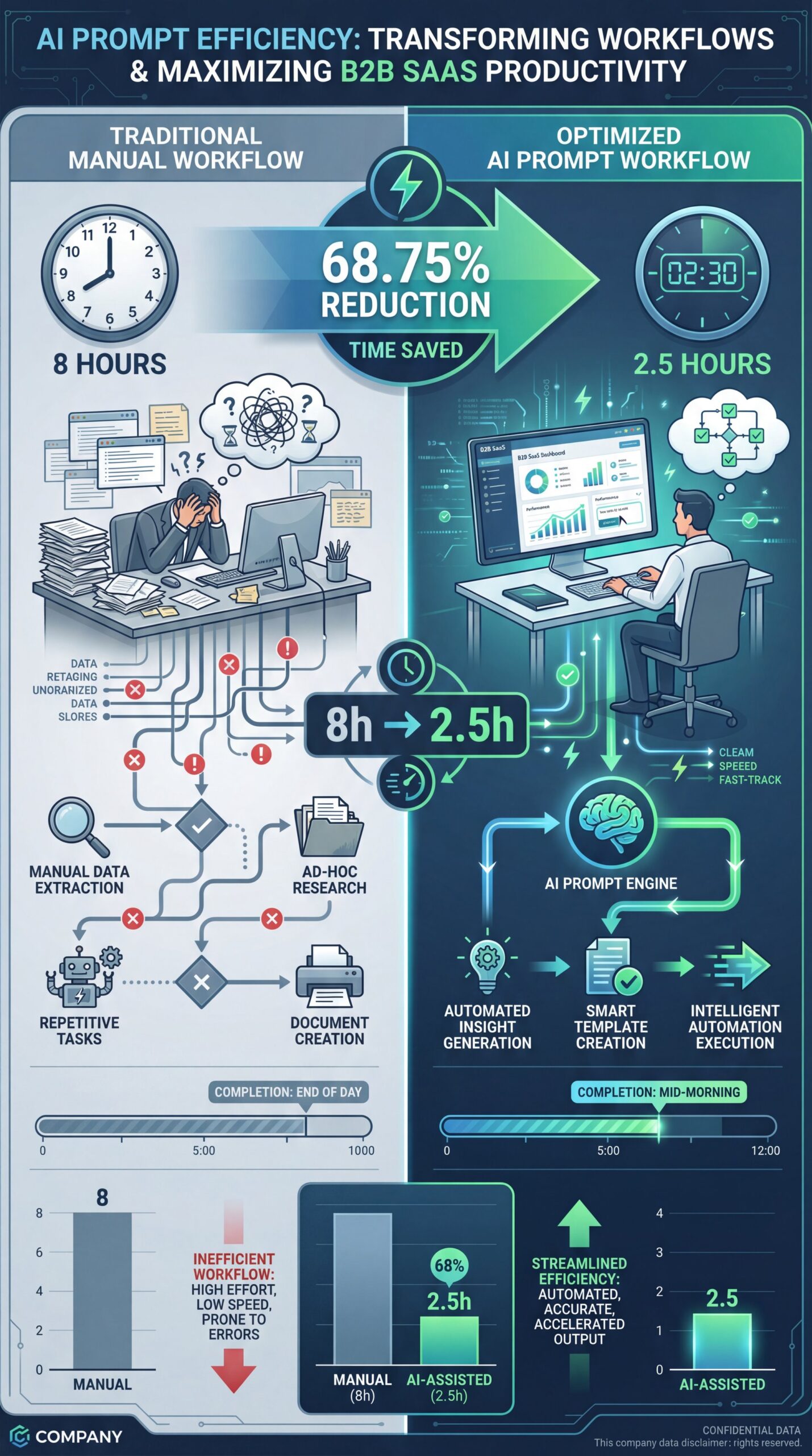 Illustration showing Successfull AI Prompts That Actually Saved Me Time
