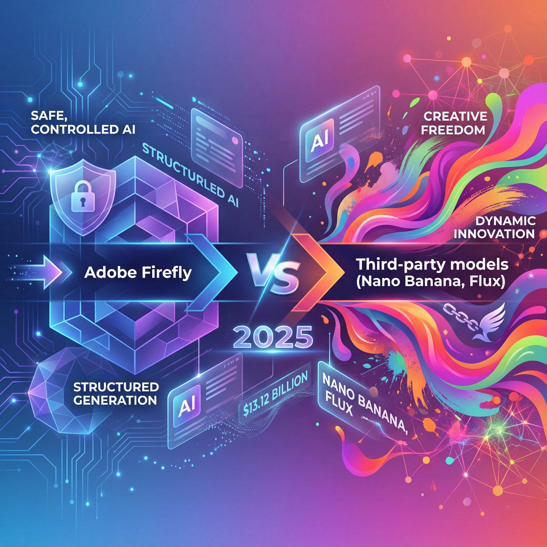 Illustration showing The Future of Generative Fill vs Content-Aware Fill