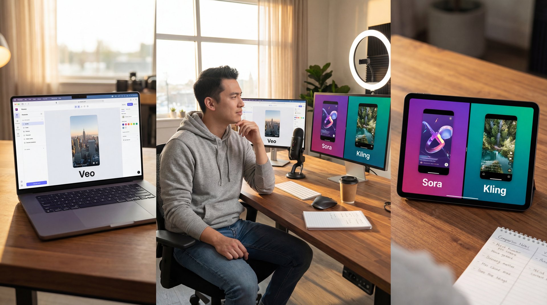 Veo vs Sora vs Kling: Best AI Video for Shorts - text-to-video generation, lip sync accuracy, camera physics AI guide
