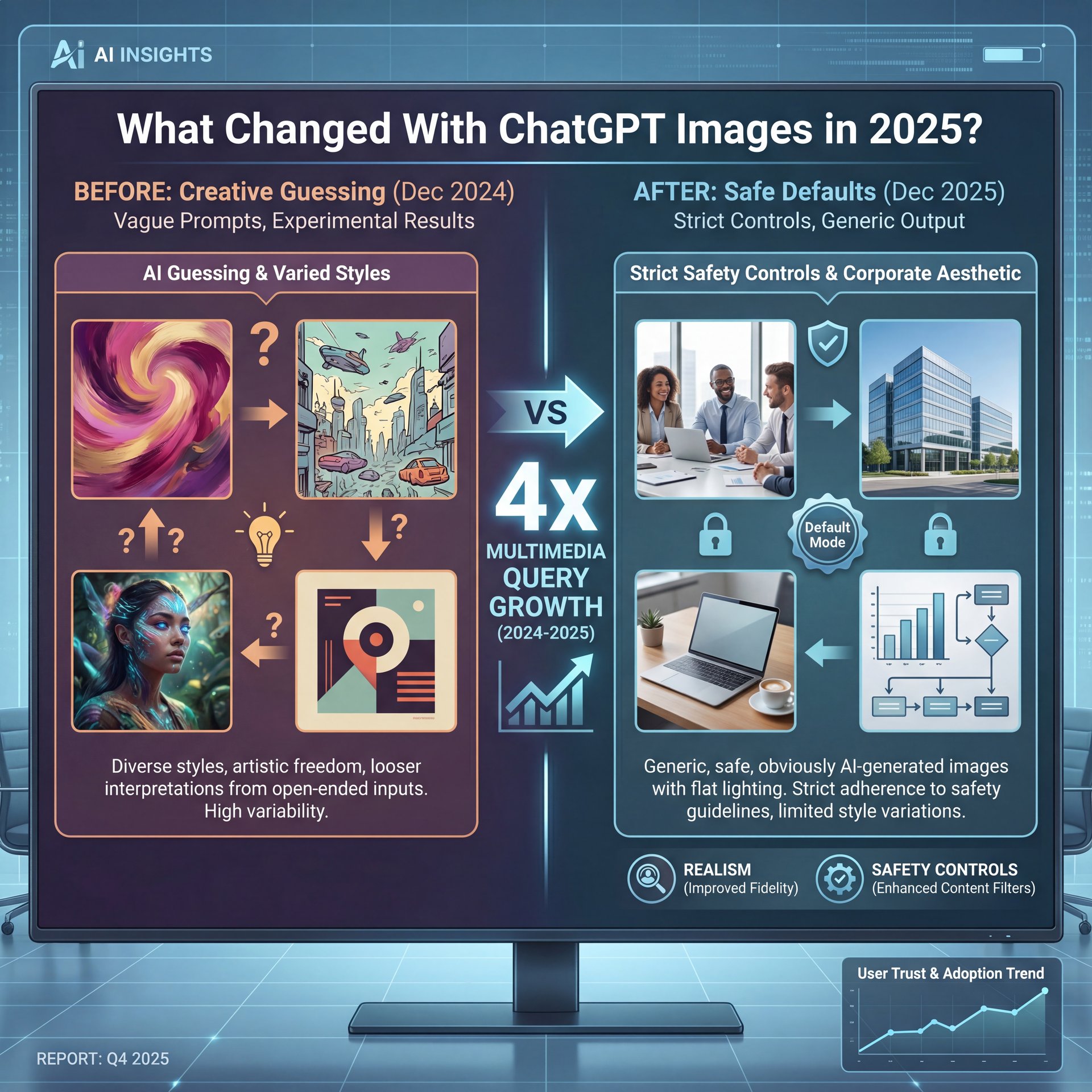 Illustration showing What Changed With ChatGPT Images in 2025?