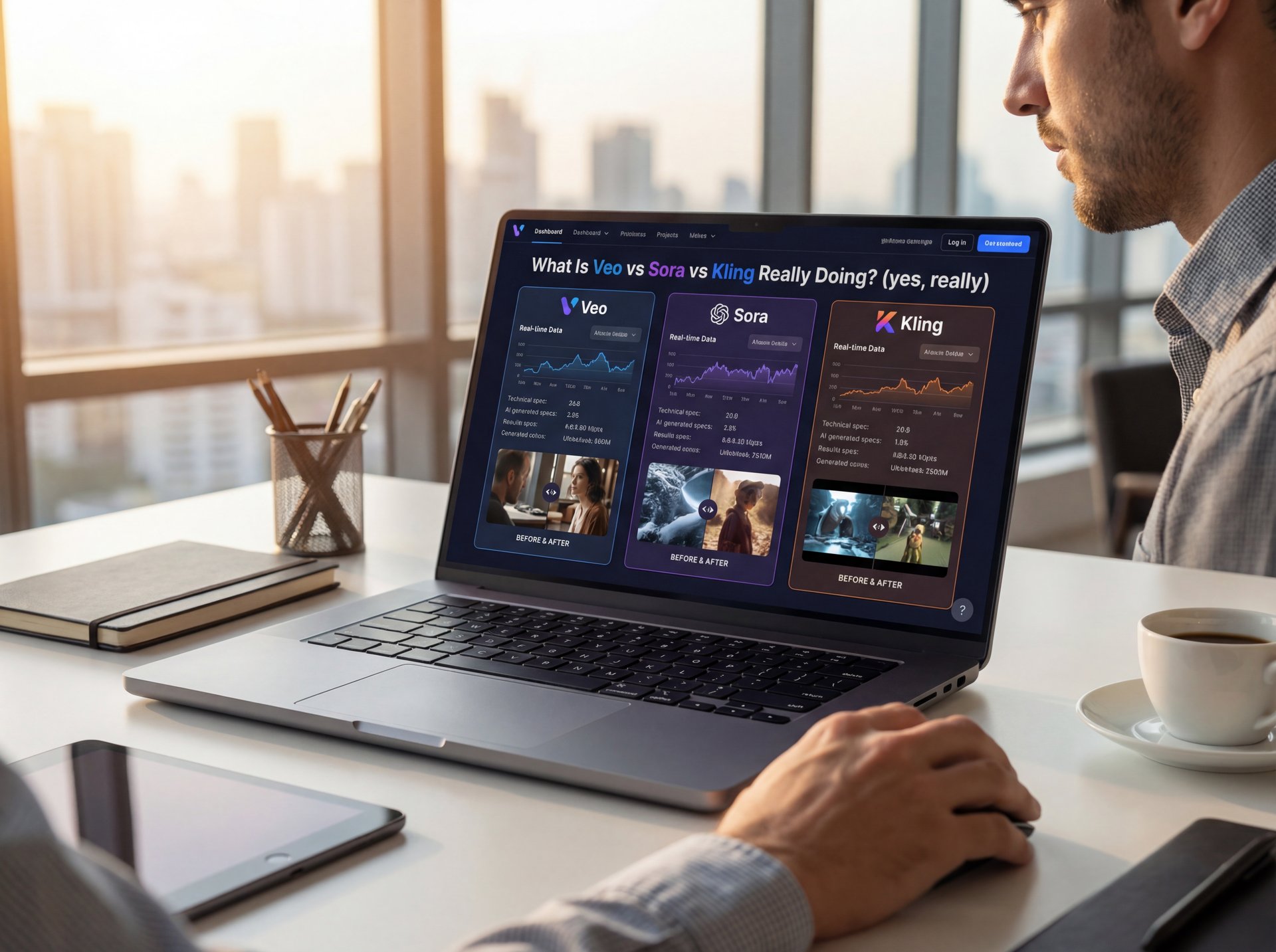 Illustration showing What Is Veo vs Sora vs Kling Really Doing? (yes, really)