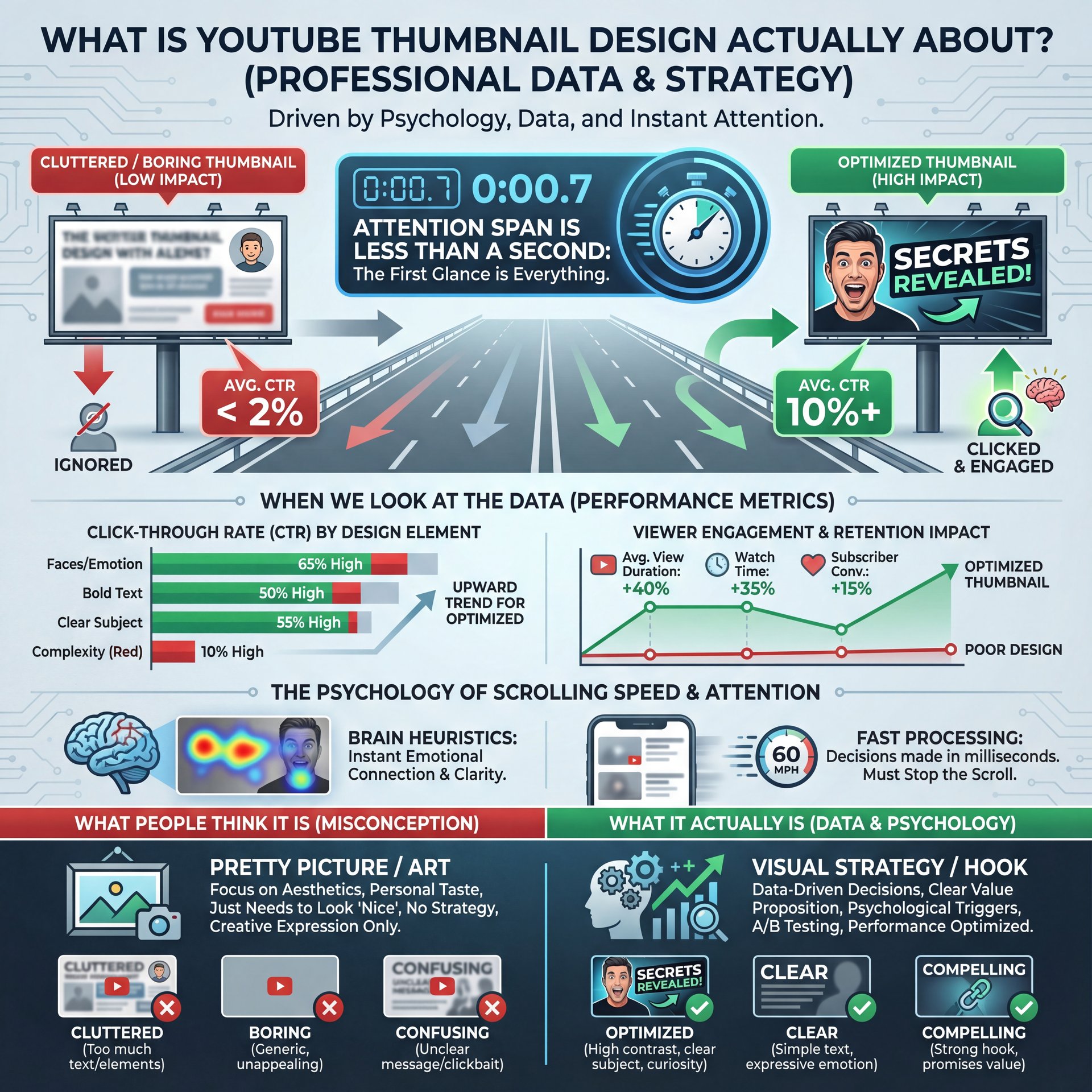 Illustration showing What Is YouTube Thumbnail Design Actually About?