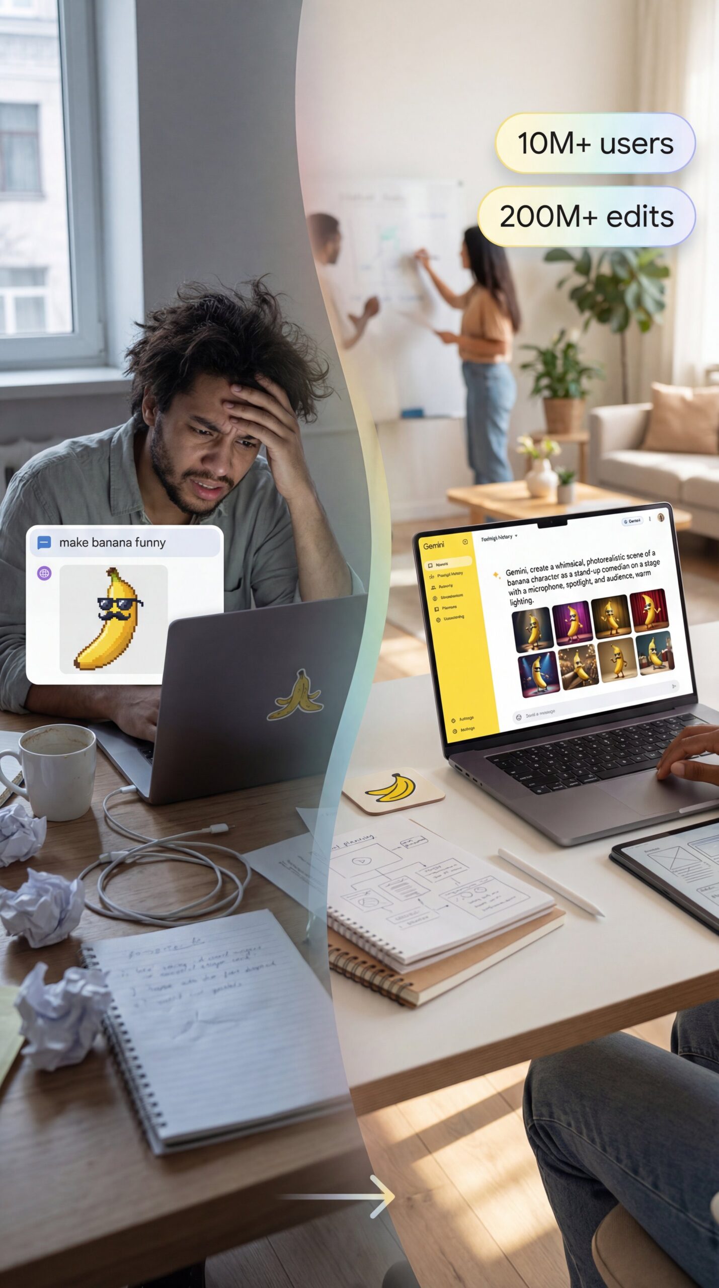 Illustration showing What Is the Gemini banana trend Actually Doing? (the boring but important bit)