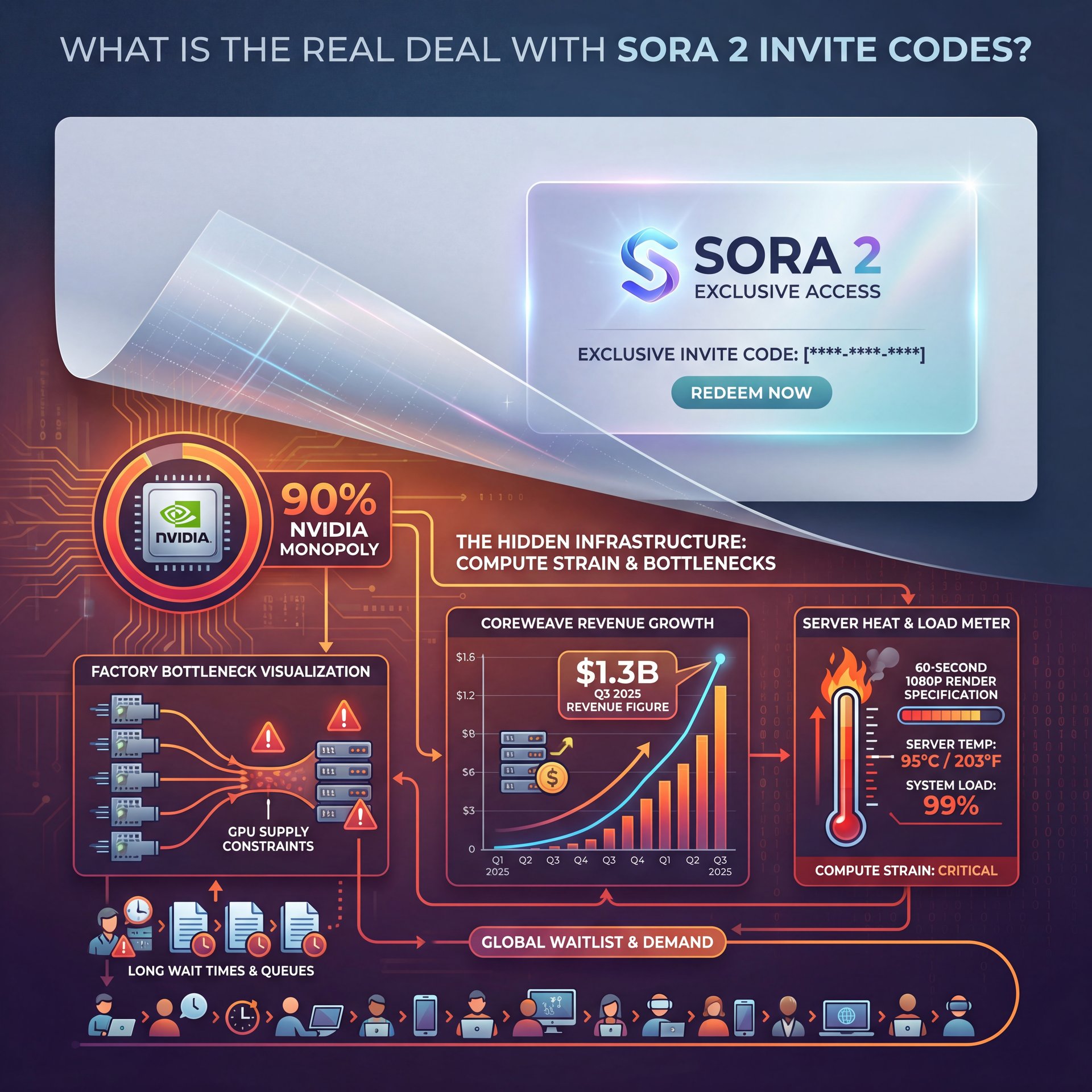 Illustration showing What Is the Real Deal with Sora 2 Invite Codes?
