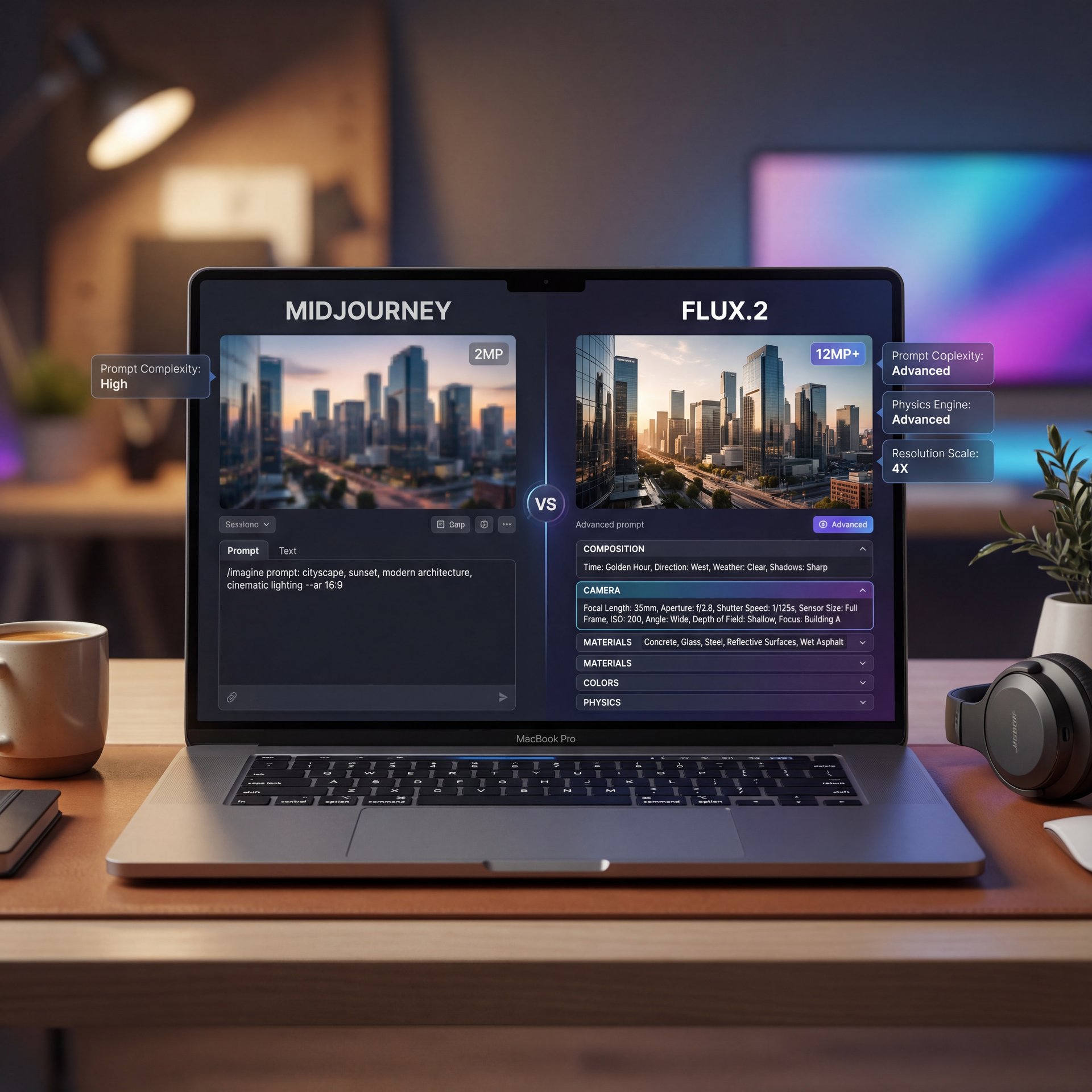 Illustration showing What Is the Real Difference Between Midjourney vs Flux in 2025?