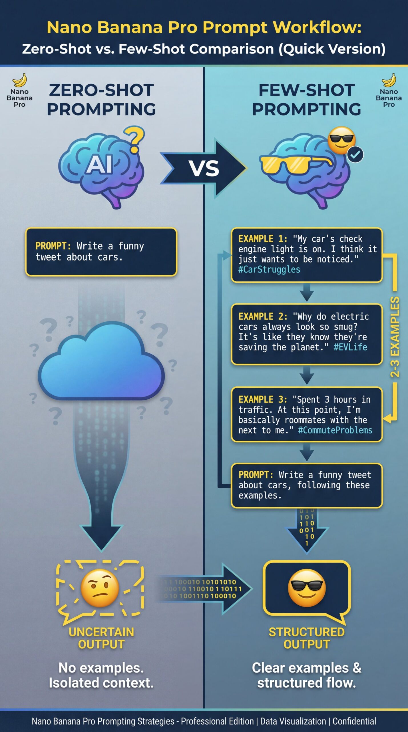Illustration showing What is one of the better Workflow for Nano Banana Pro Prompts? - quick version
