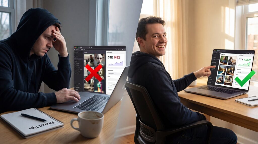 5 ChatGPT Image Prompt Mistakes Killing Your CTR - prompt engineering, negative prompts, aspect ratio optimization guide