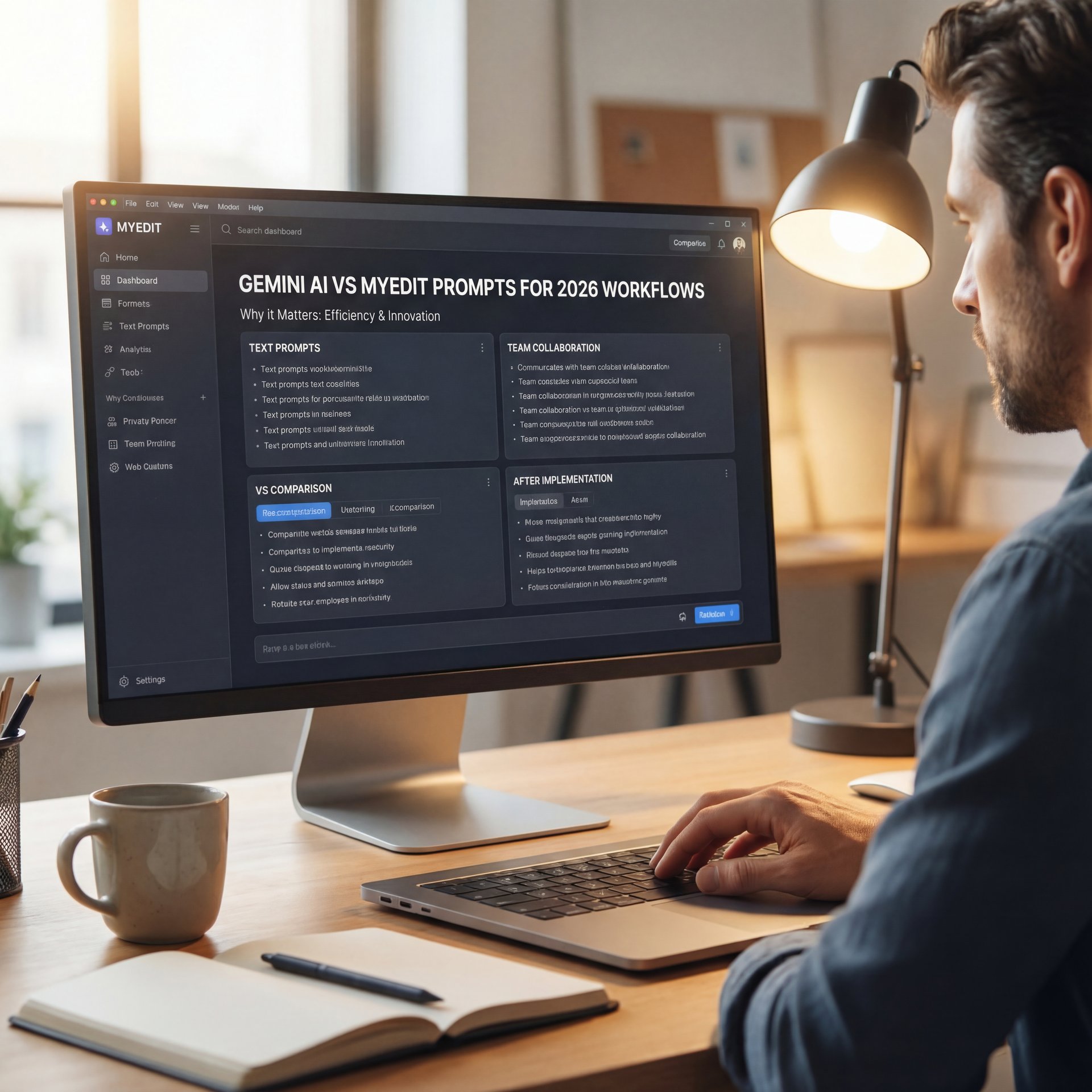 Illustration showing Best Gemini AI vs MyEdit Prompts for 2026 Workflows - and why it matters
