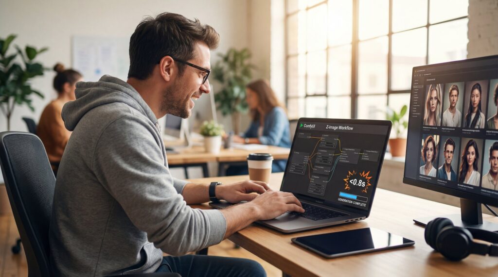 ComfyUI Z-Image: Sub-Second AI Image Generation - S3-DiT architecture, sub-second image generation, VRAM optimization guide