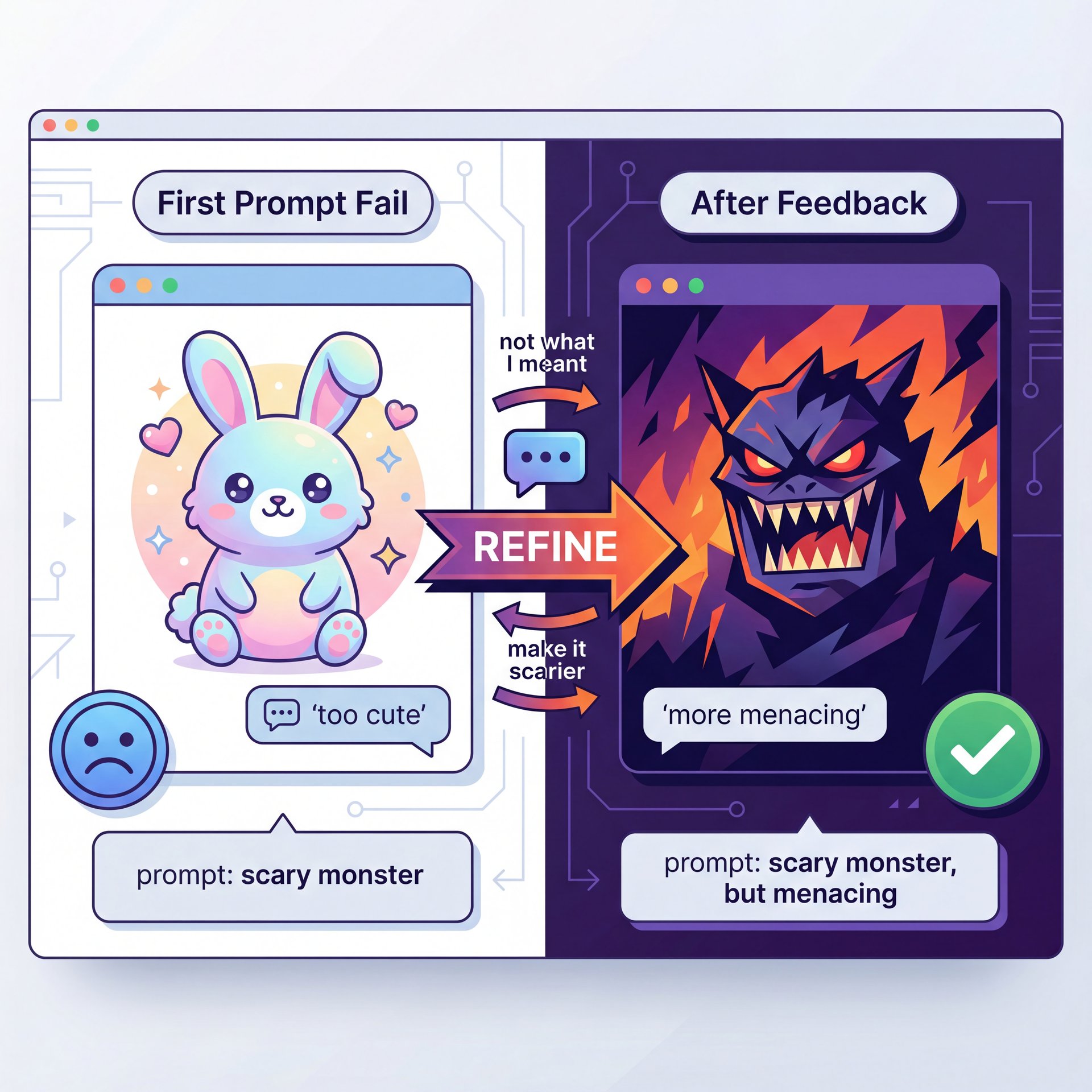 Illustration showing Common Mistakes with Gemini Prompts Thumbnails