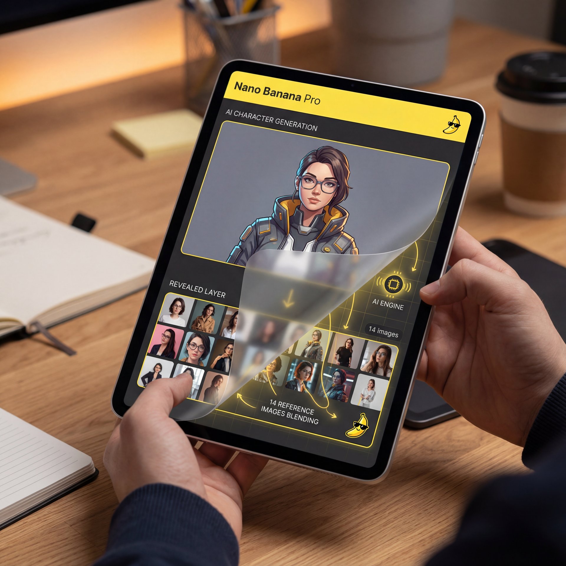 Illustration showing How to Use Reference Image Blending [Hack]