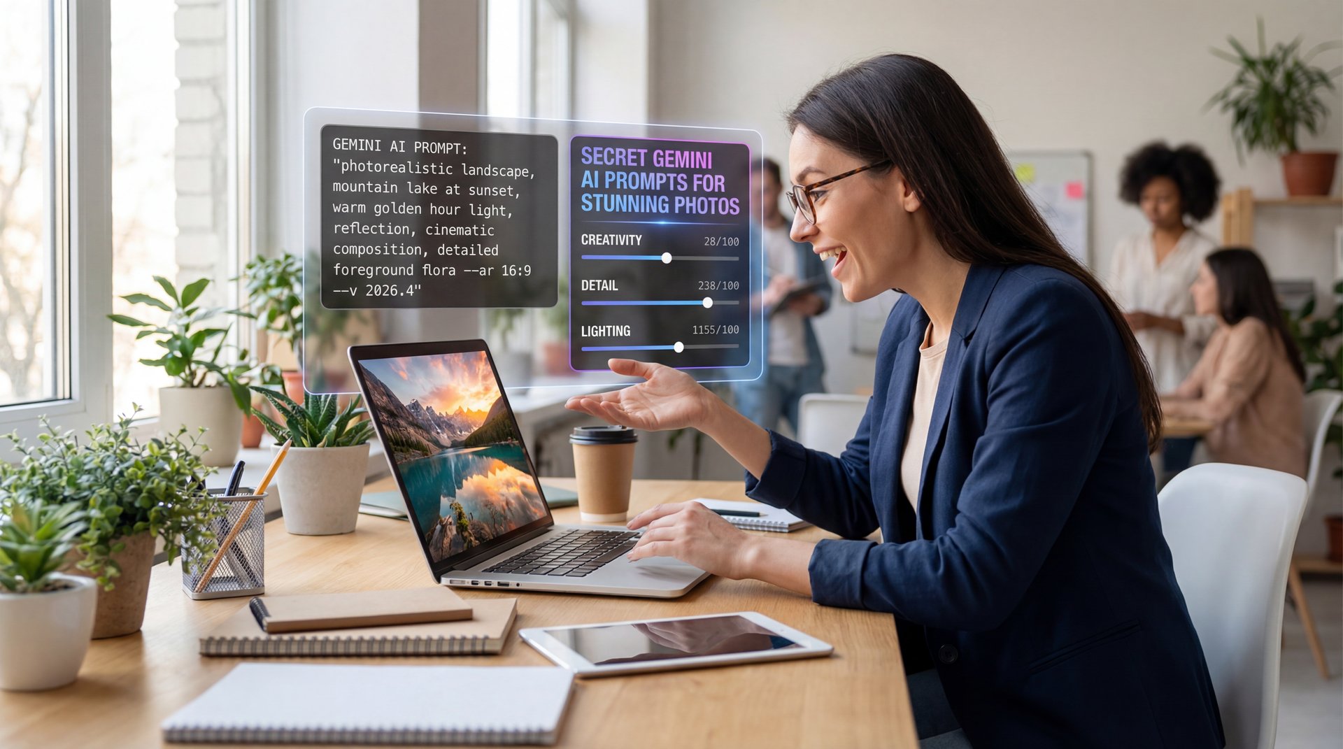 Secret Gemini AI Prompts for Stunning Photos - aspect ratio configuration, reference image blending, Google Search grounding guide