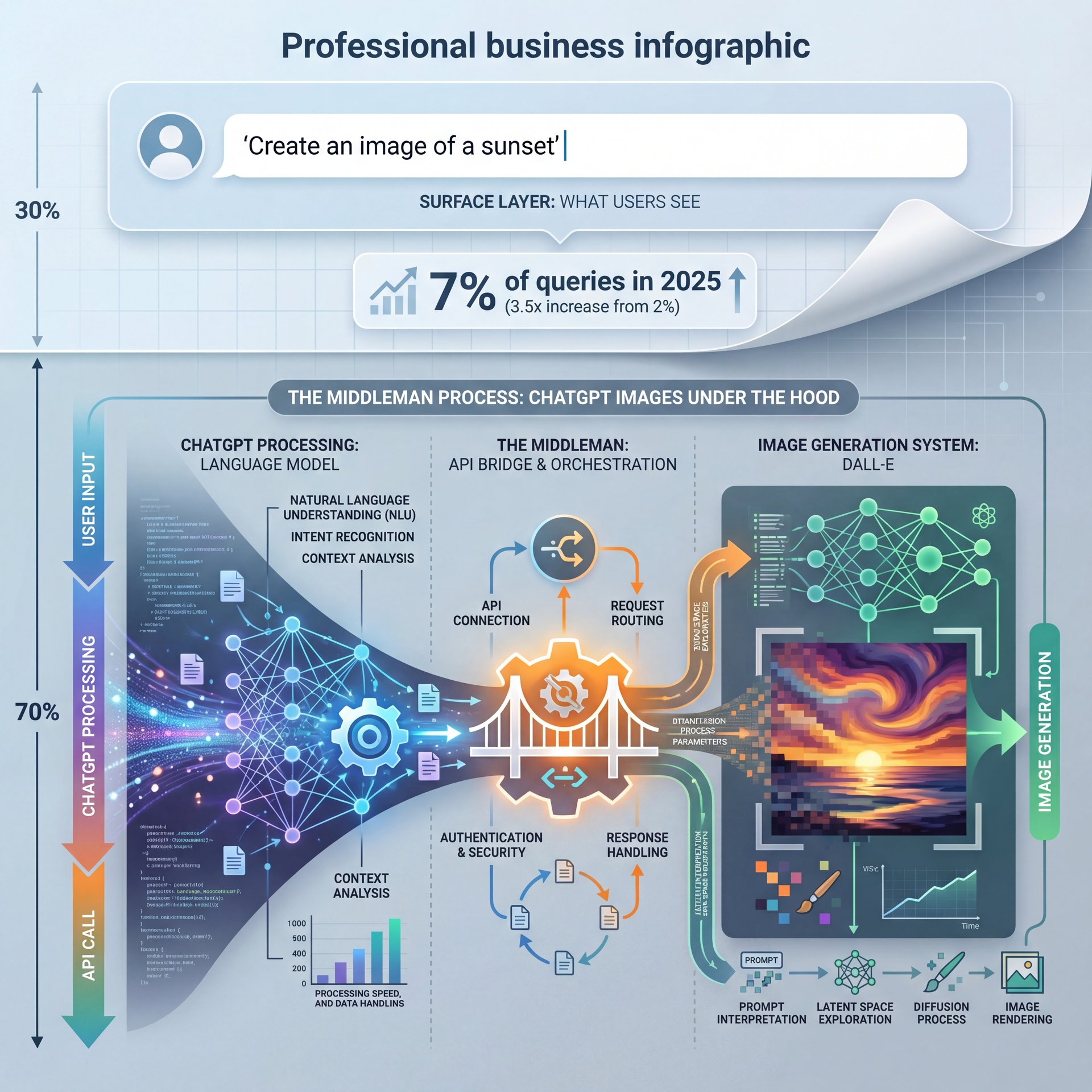 Illustration showing What Is ChatGPT Images Actually Doing Under the Hood?