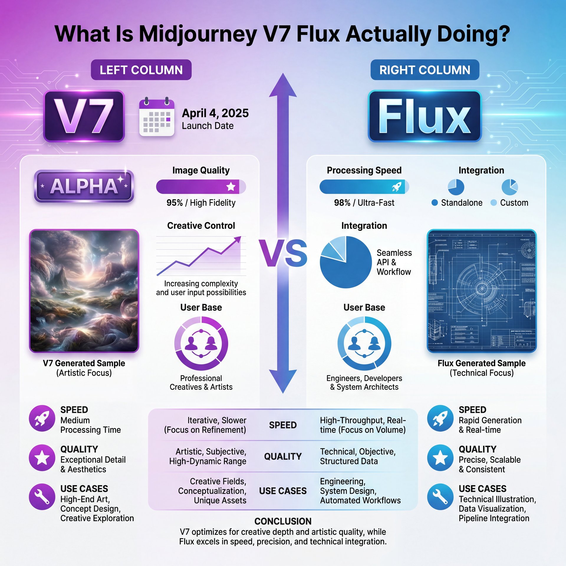 Illustration showing What Is Midjourney V7 Flux Actually Doing?