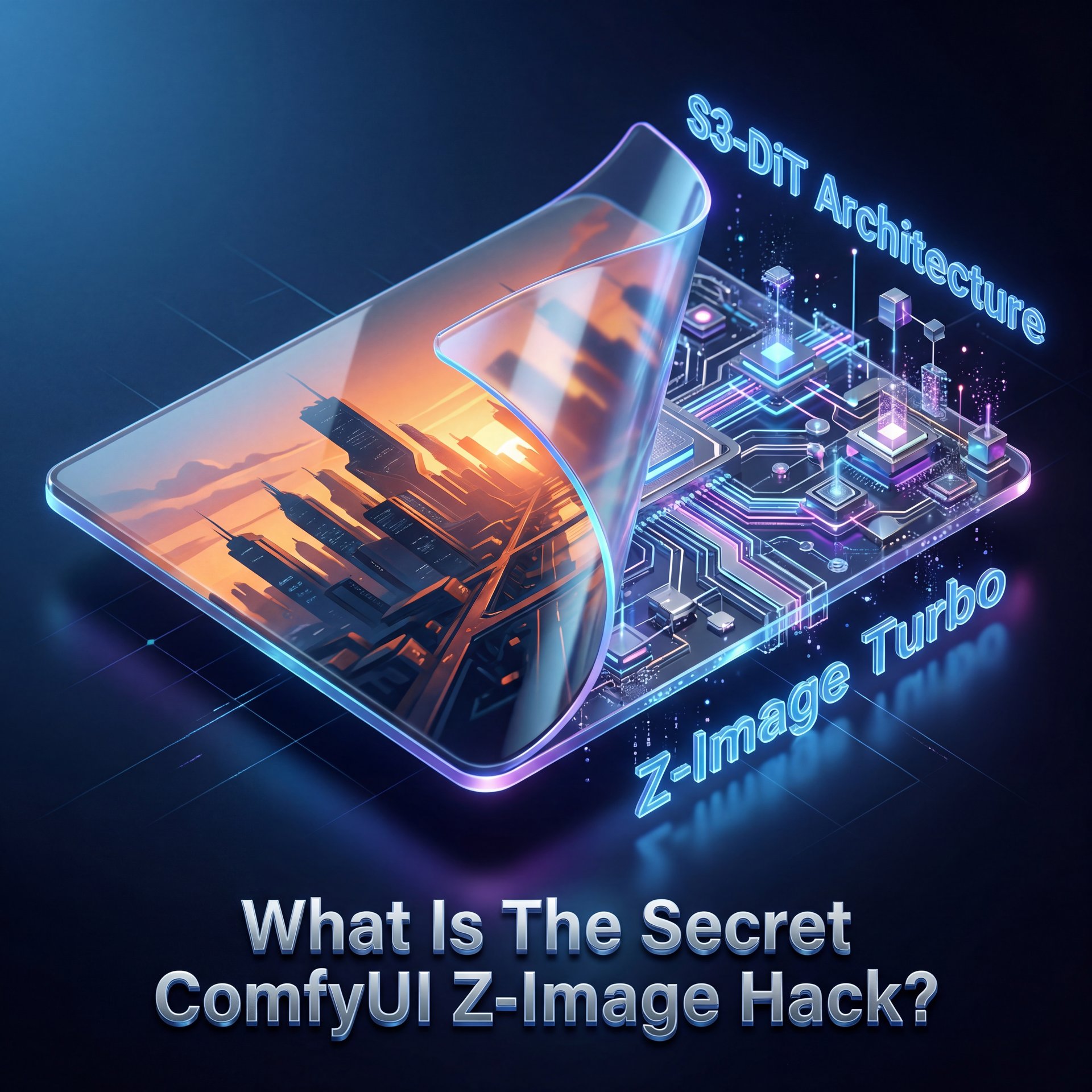 Illustration showing What Is The Secret ComfyUI Z-Image Hack?
