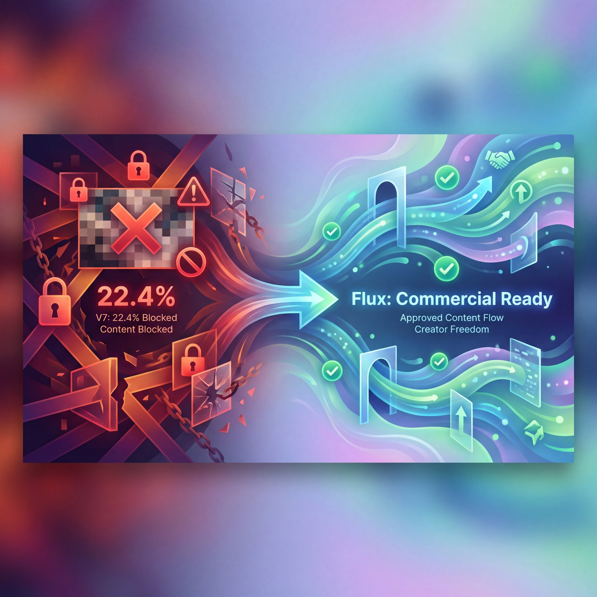 Illustration showing Why Are Professionals Switching to Flux for Commercial Work?