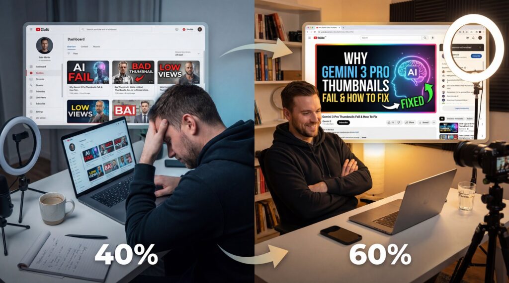 Why Gemini 3 Pro Thumbnails Fail & How to Fix - multimodal prompts, TPU-accelerated rendering, thumbnail creation workflow guide