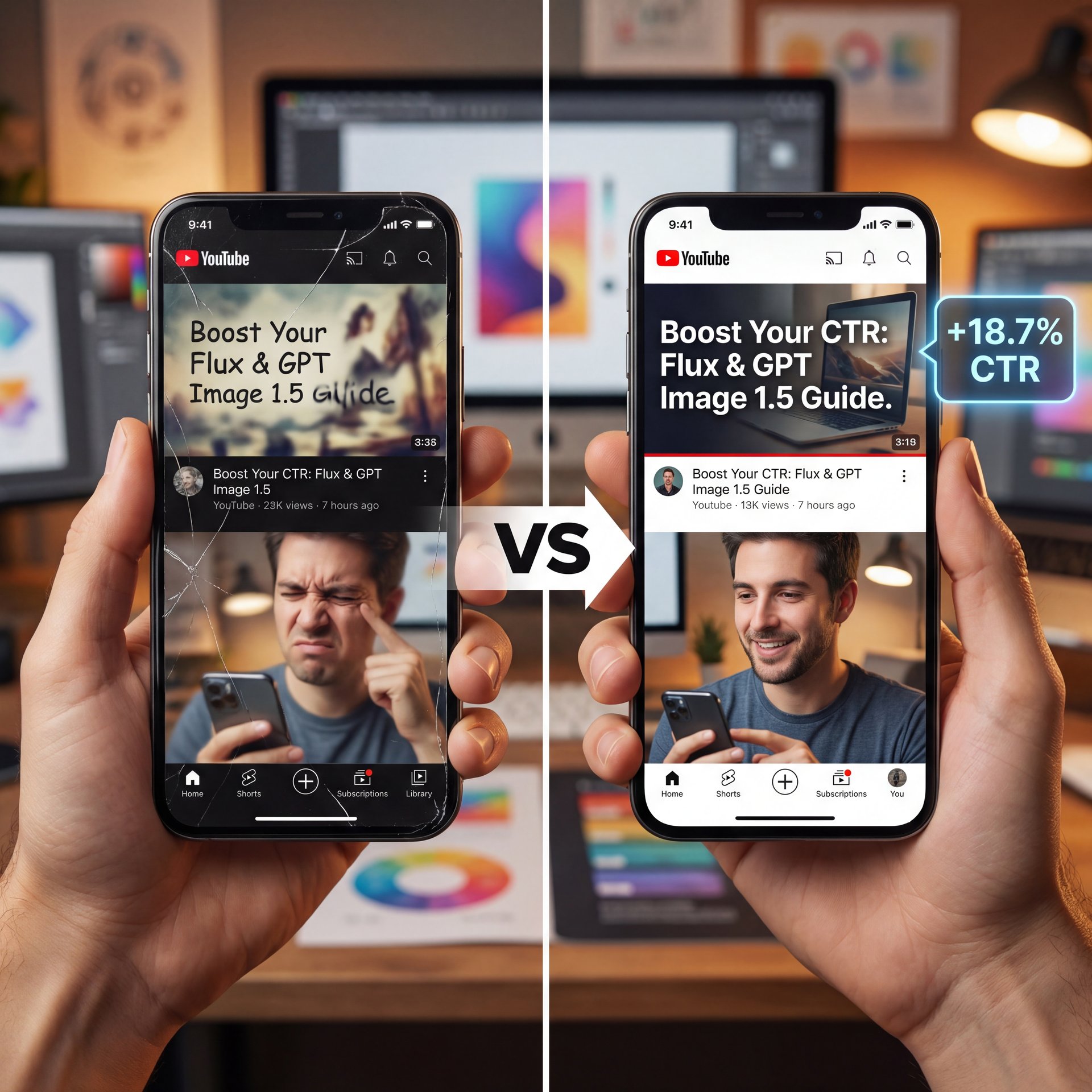 Illustration showing Why Use Flux or GPT Image 1.5 Over Midjourney for CTR?