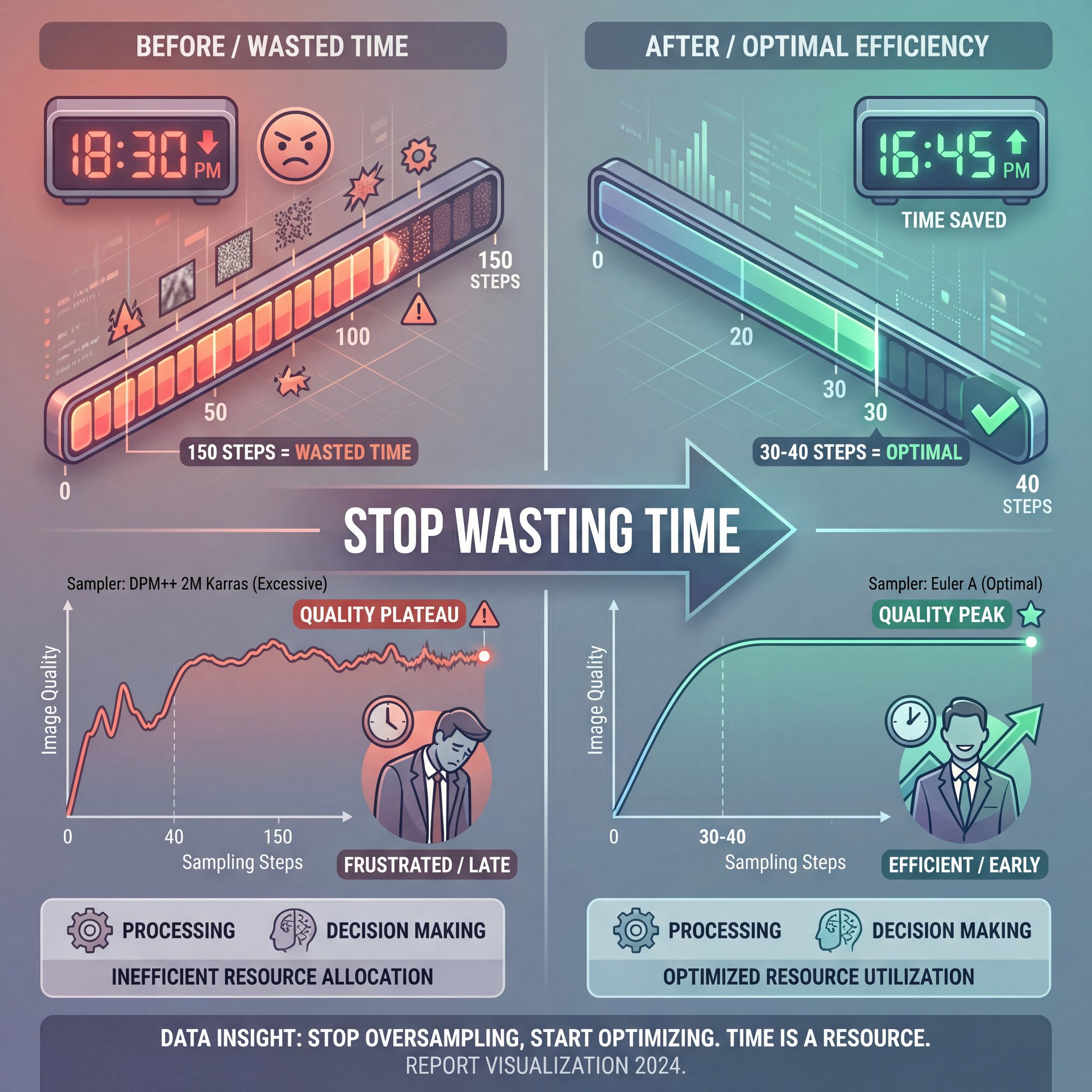 Illustration showing Why You're Wasting Time on the Wrong Settings