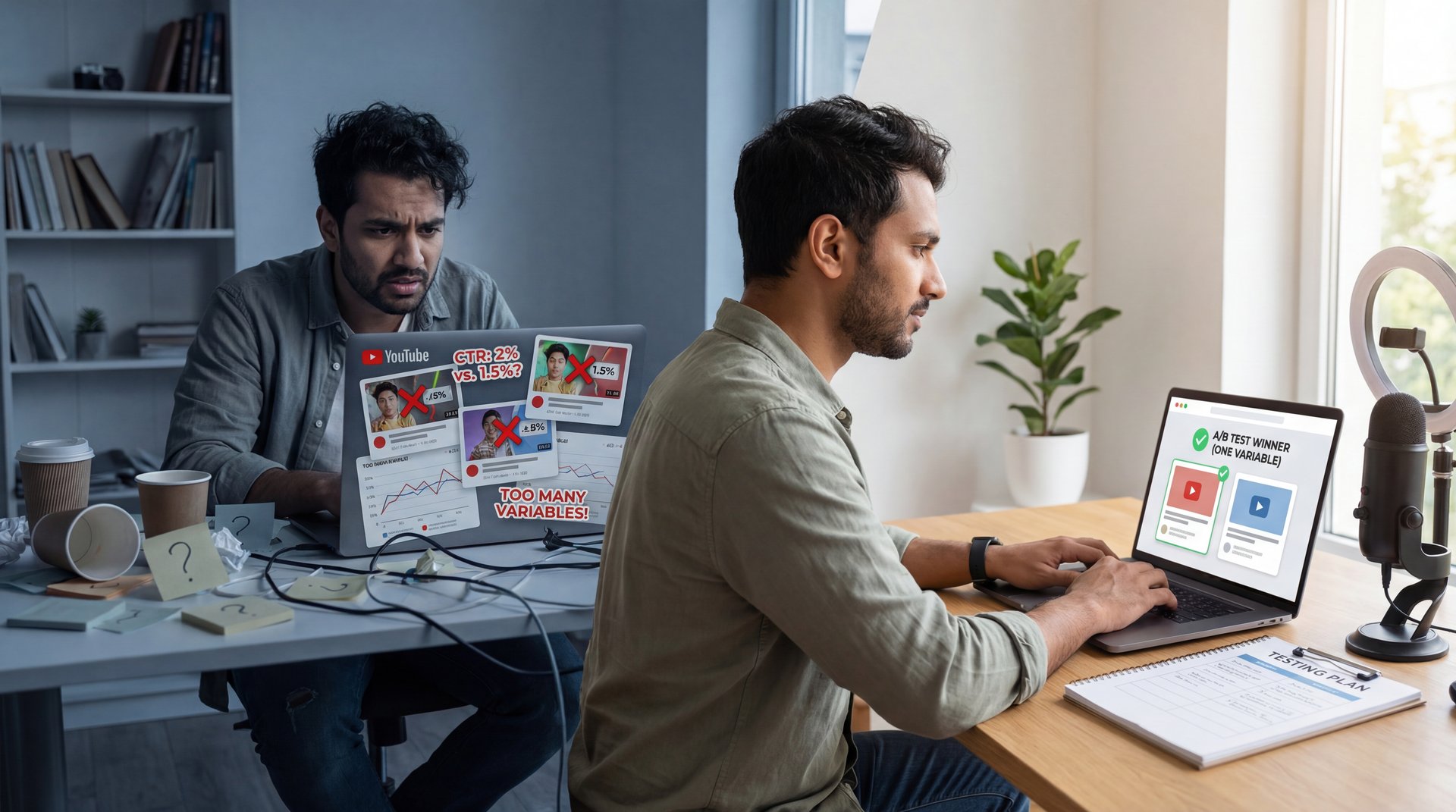 9 Thumbnail A/B Testing Mistakes to Avoid Now - click-through rate improvement, watch time per impression, mobile thumbnail design guide