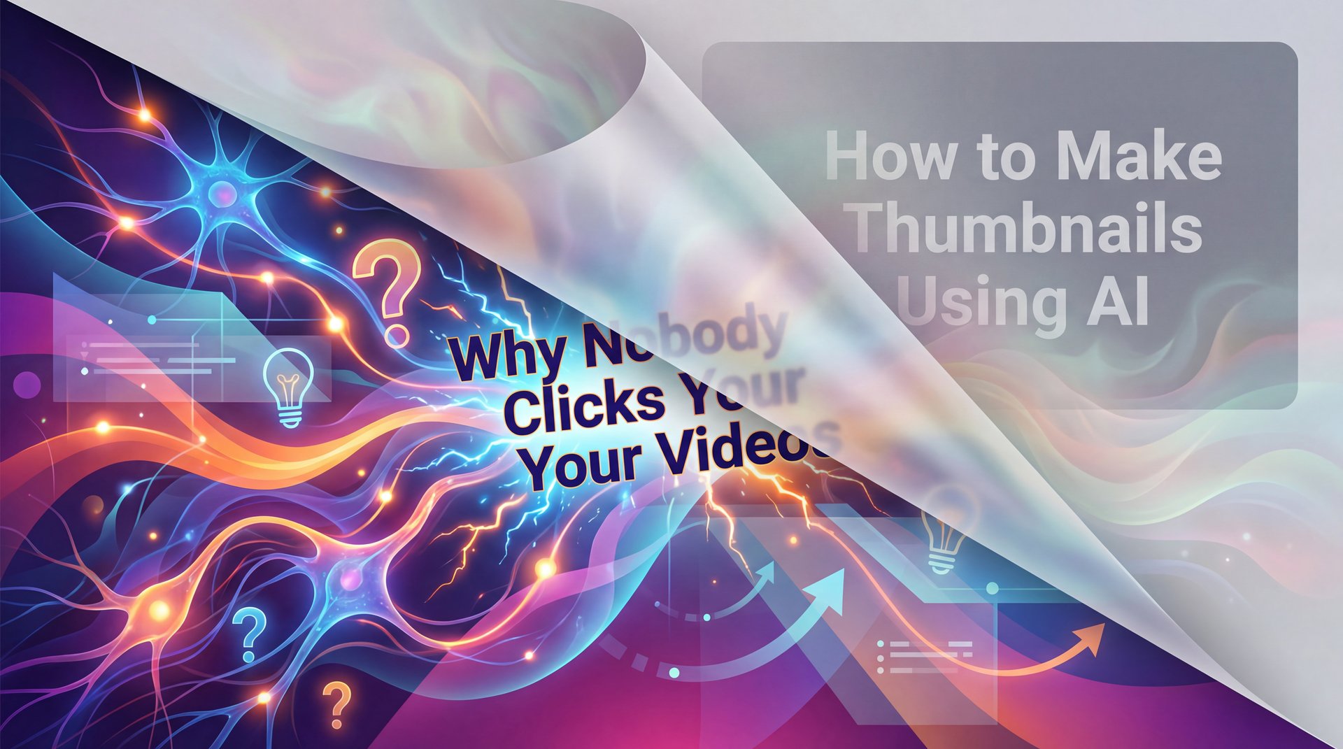 Illustration showing AI Tools for Thumbnail Psychology: Working Smarter - quick version