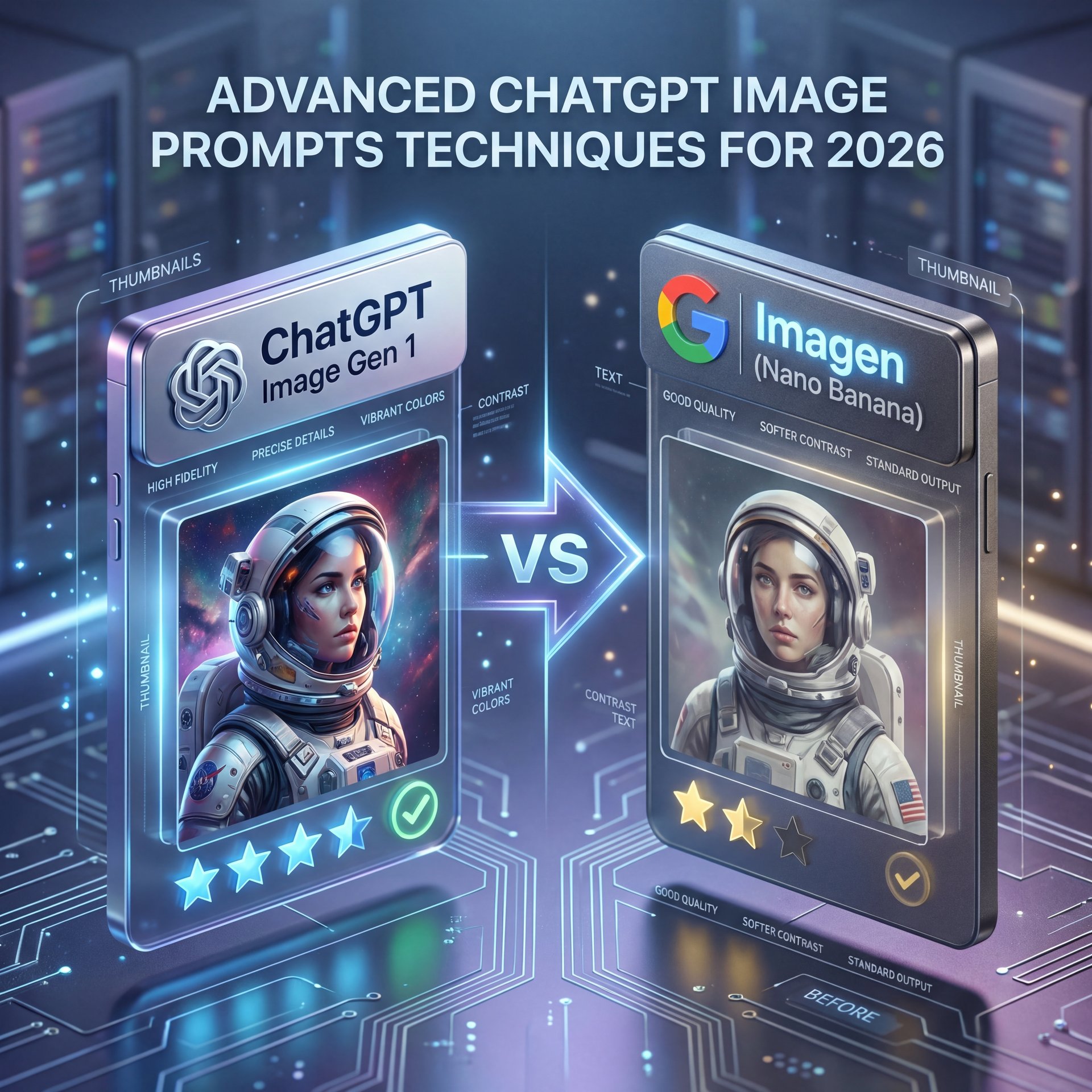 Illustration showing Advanced ChatGPT Image Prompts Techniques for 2026