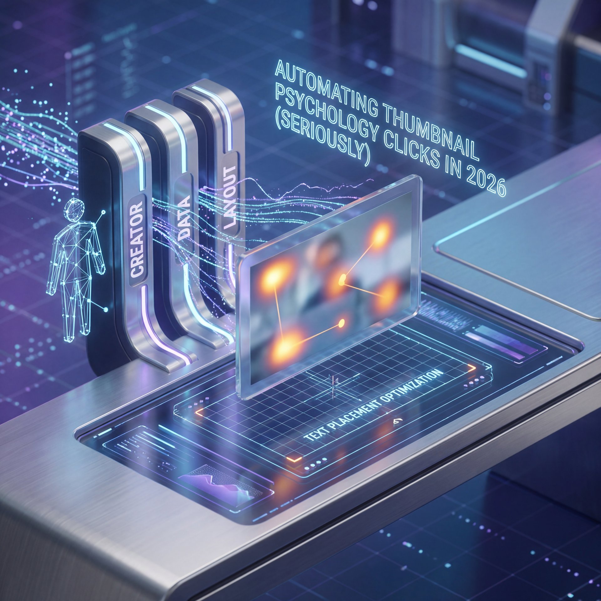 Illustration showing Automating thumbnail psychology clicks in 2026 (seriously)
