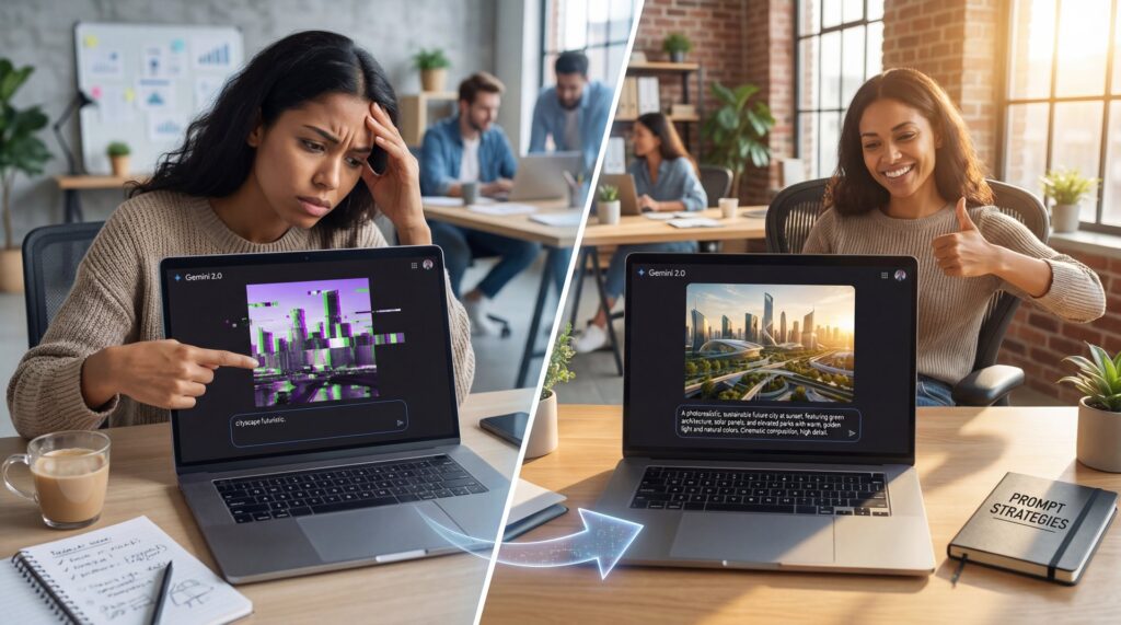 Fix Gemini 2.0 Image Fails: Prompt Engineering Tips - AI image generation failure, prompt engineering tips, aspect ratio errors guide