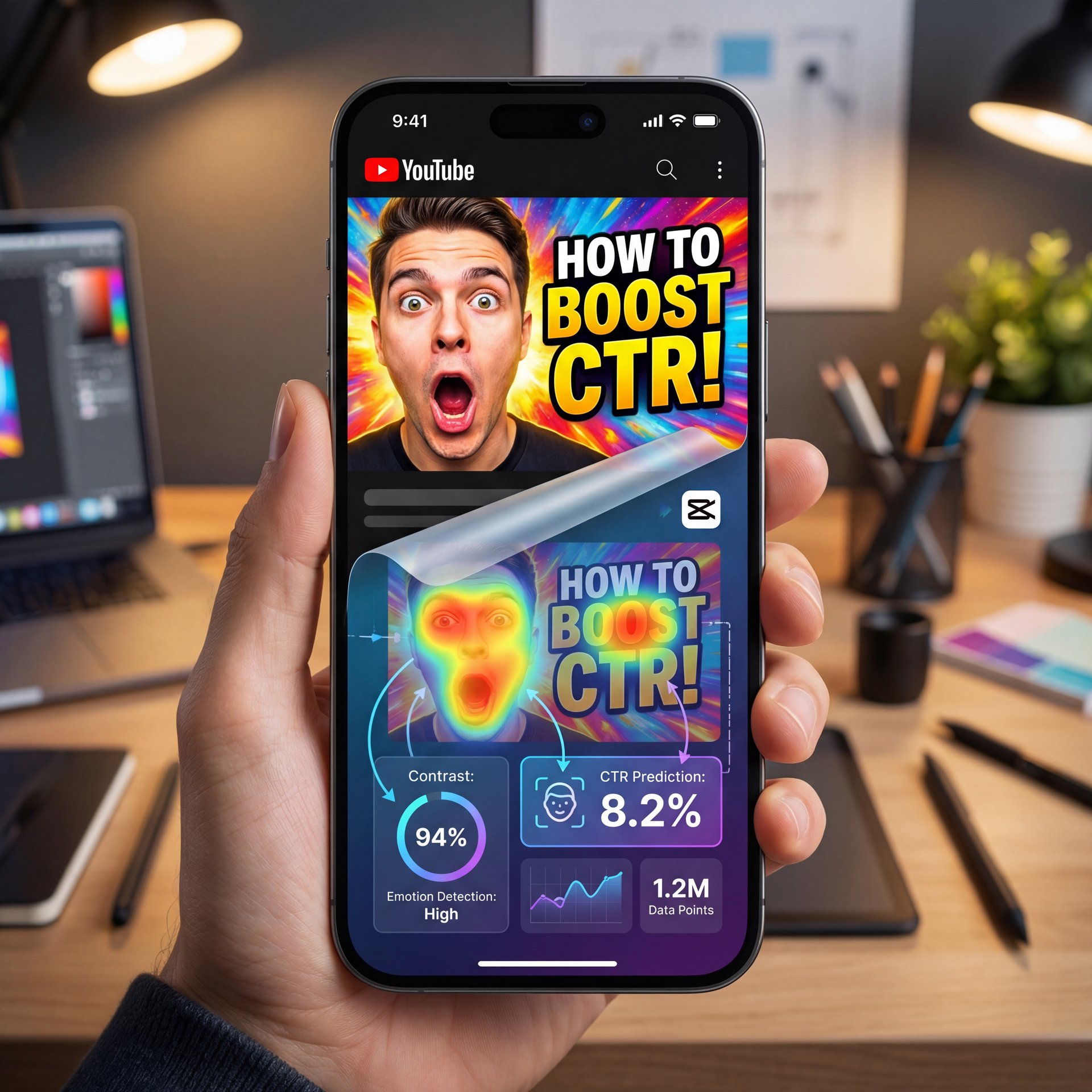 Illustration showing How Do AI Thumbnail Tools Boost Ctr?