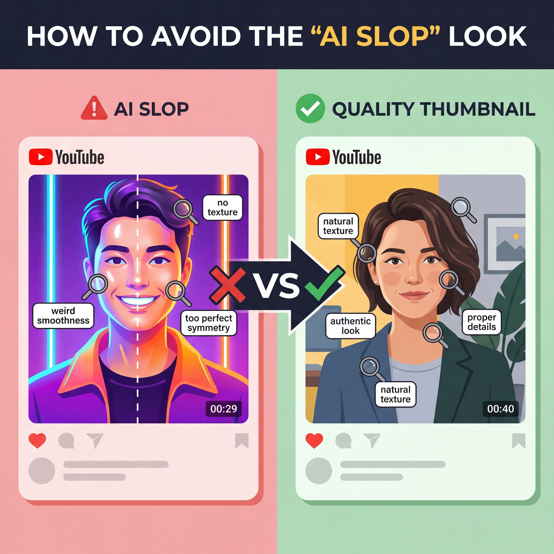 Illustration showing How to Avoid the 