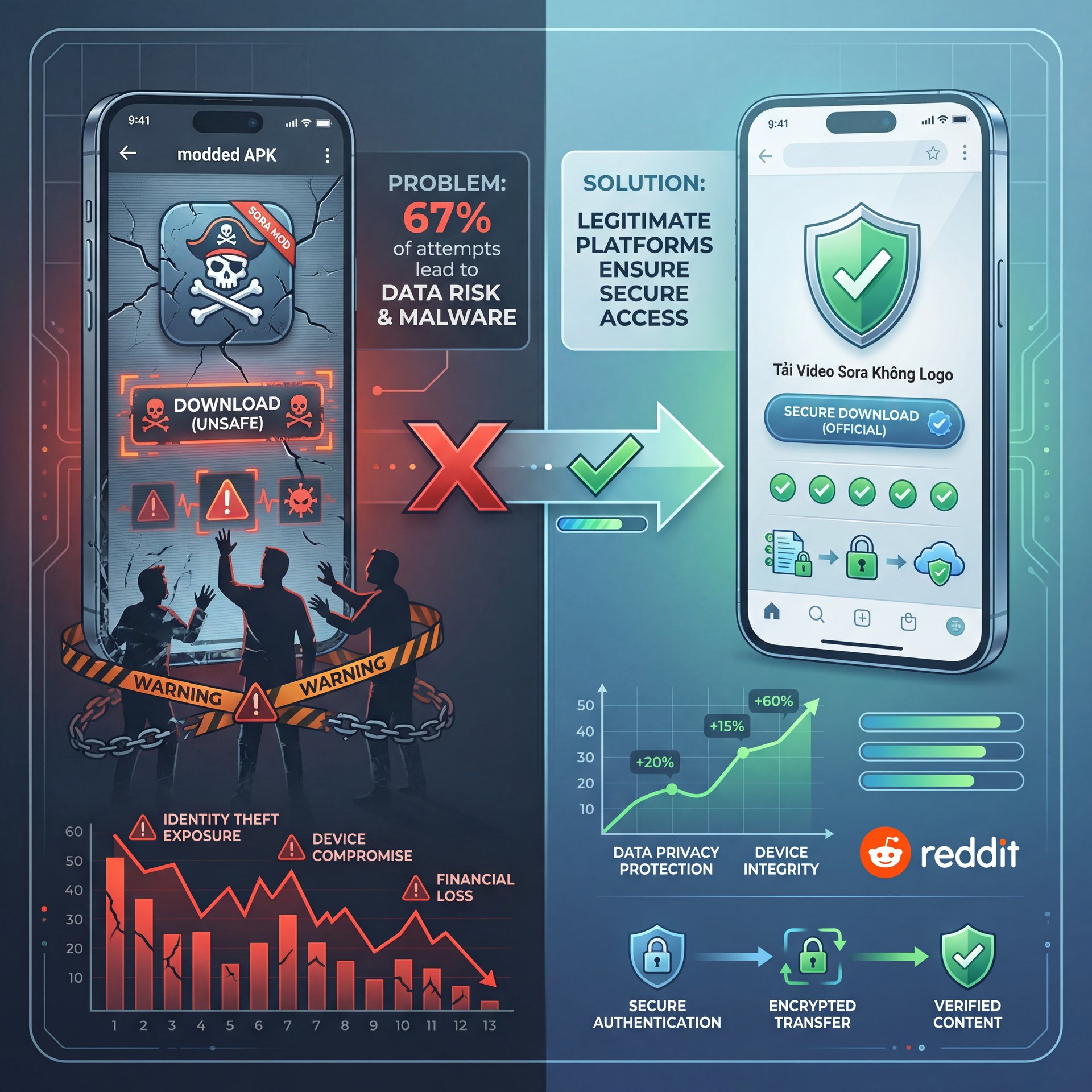 Illustration showing Mistake #1: Trusting