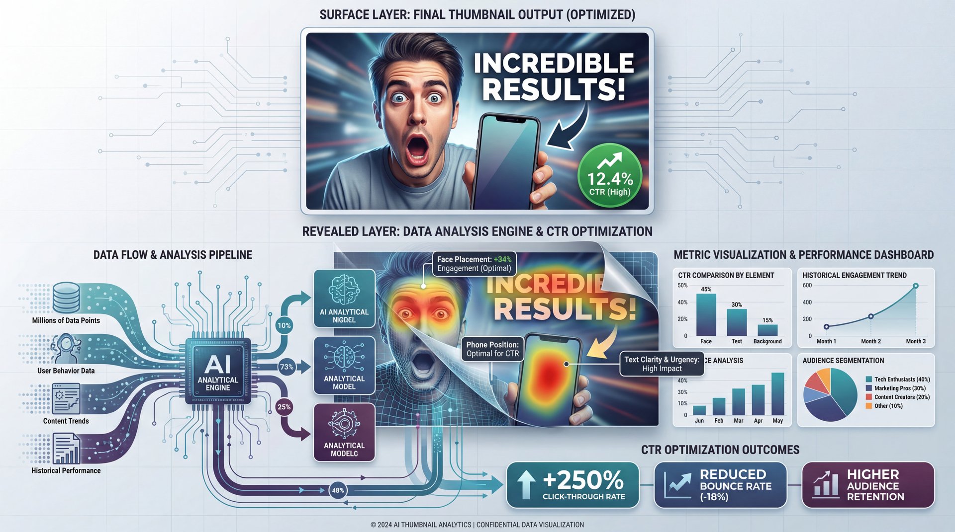 Illustration showing What Is AI Thumbnail Generator CTR?