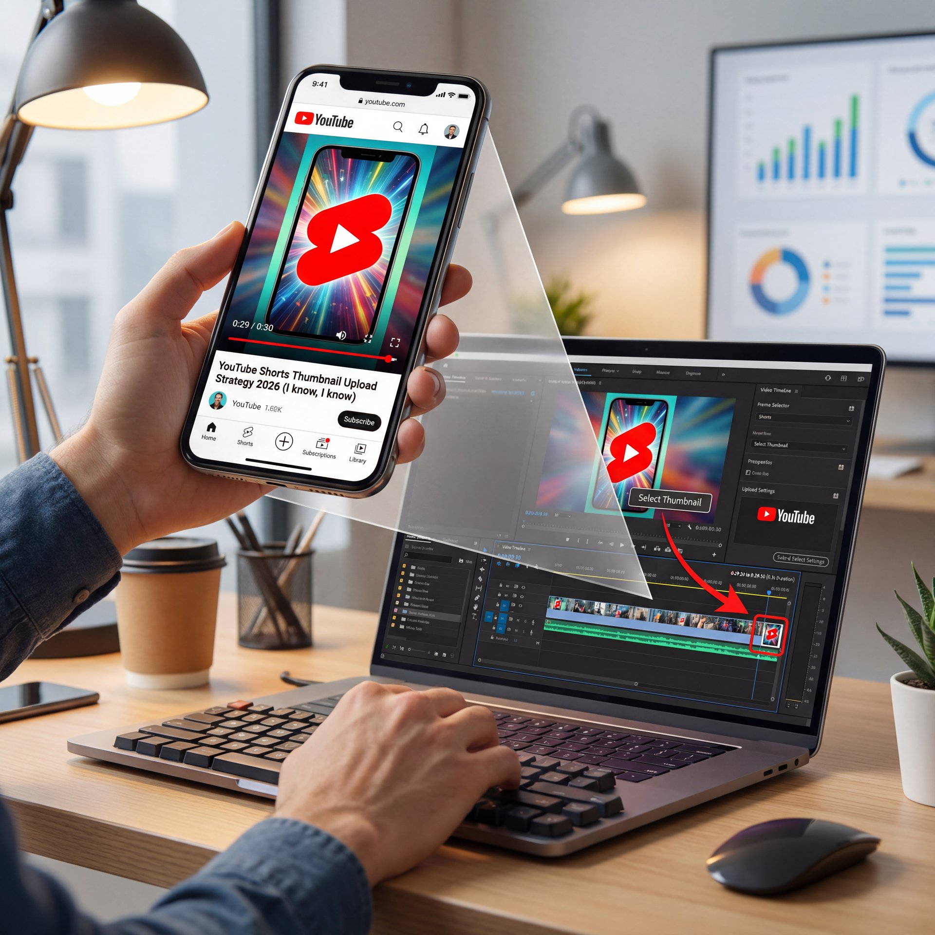 Illustration showing What Is the YouTube Shorts Thumbnail Upload 2026 Strategy? (I know, I know)