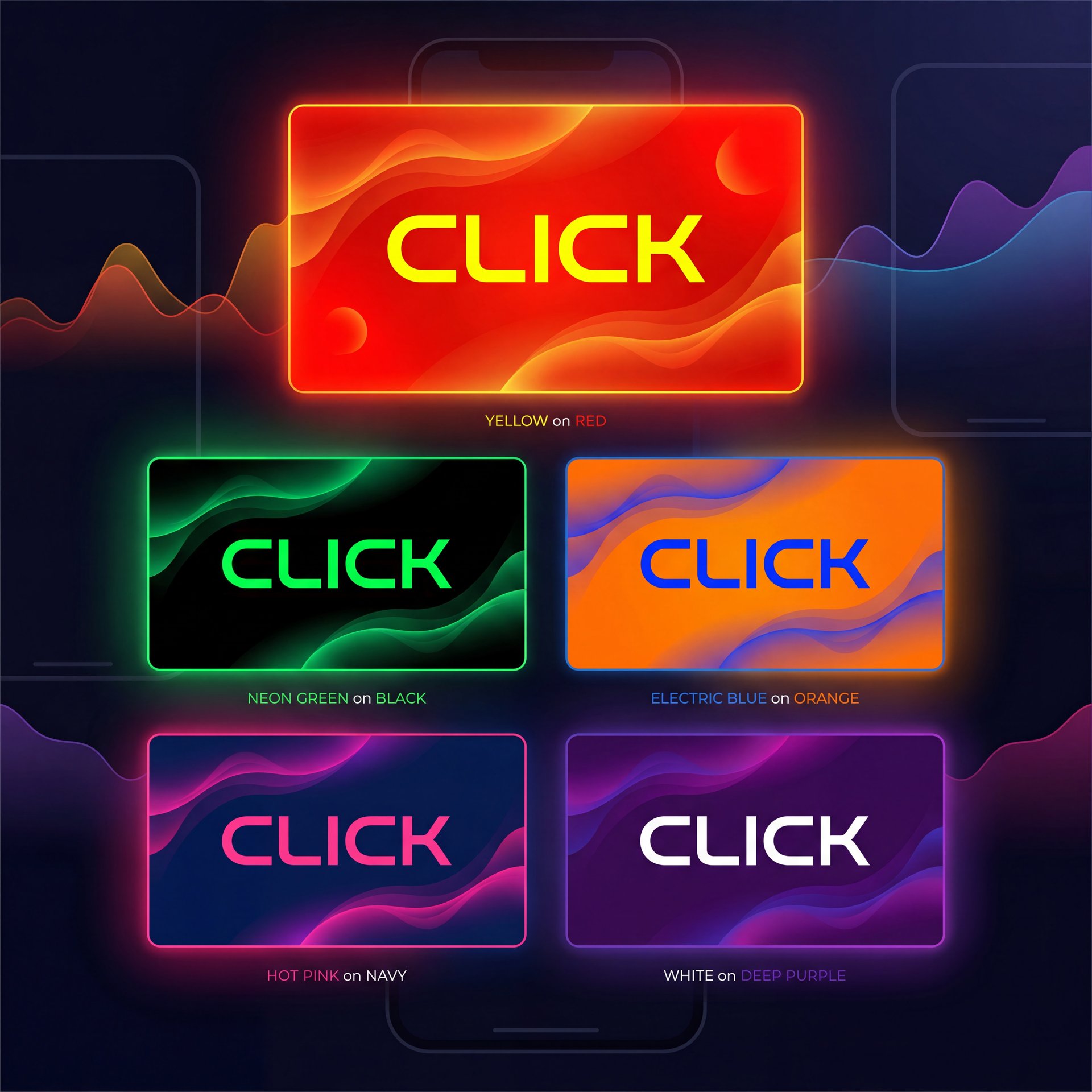 Illustration showing What colors drive clicks in YouTube thumbnail design 2026?