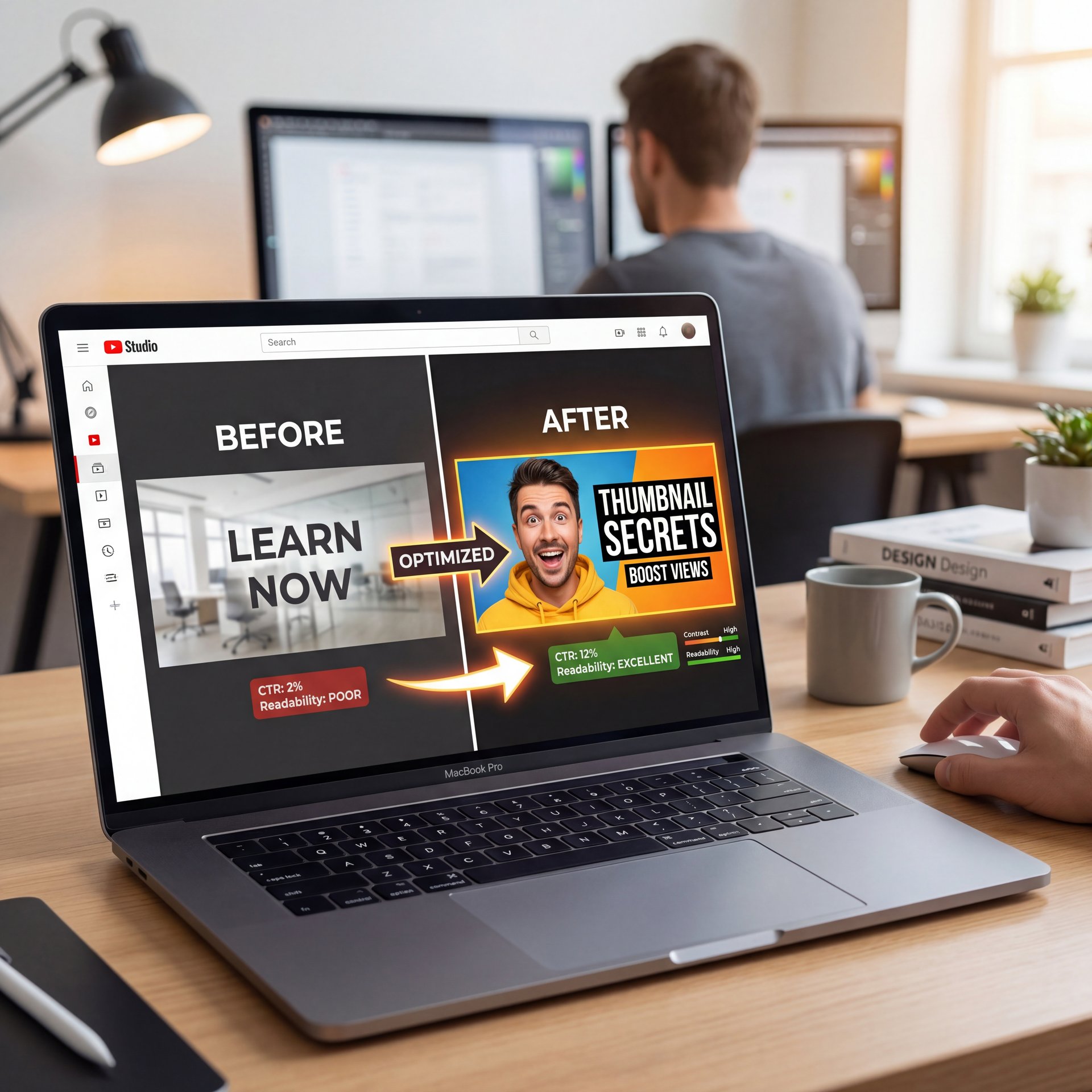 Illustration showing Why Do YouTube Thumbnail Design Tips Matter So Much?