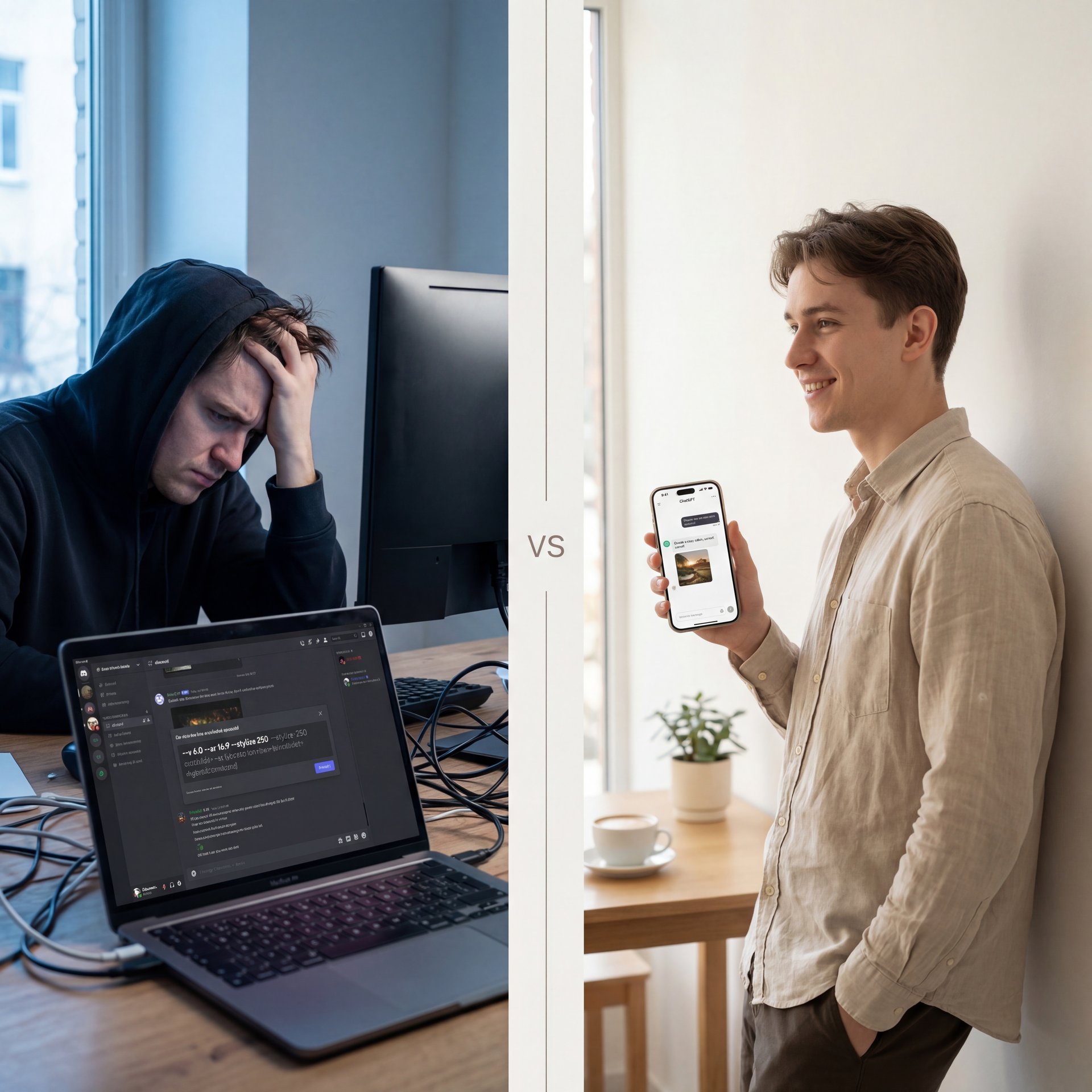 Illustration showing Why Use ChatGPT Image Over Midjourney?