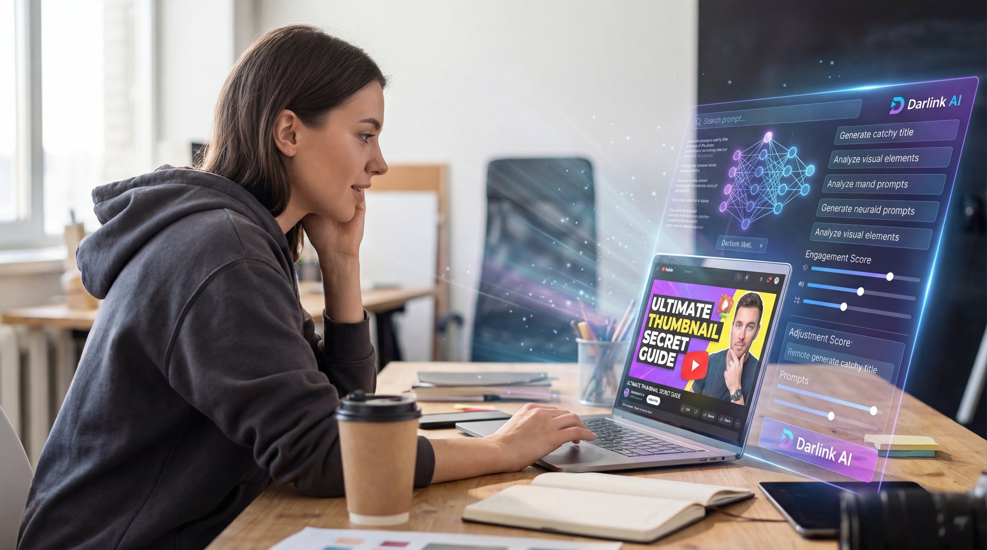 Darlink AI: Ultimate Thumbnail Secret Guide - thumbnail optimization, click-through rate, GenAI design guide